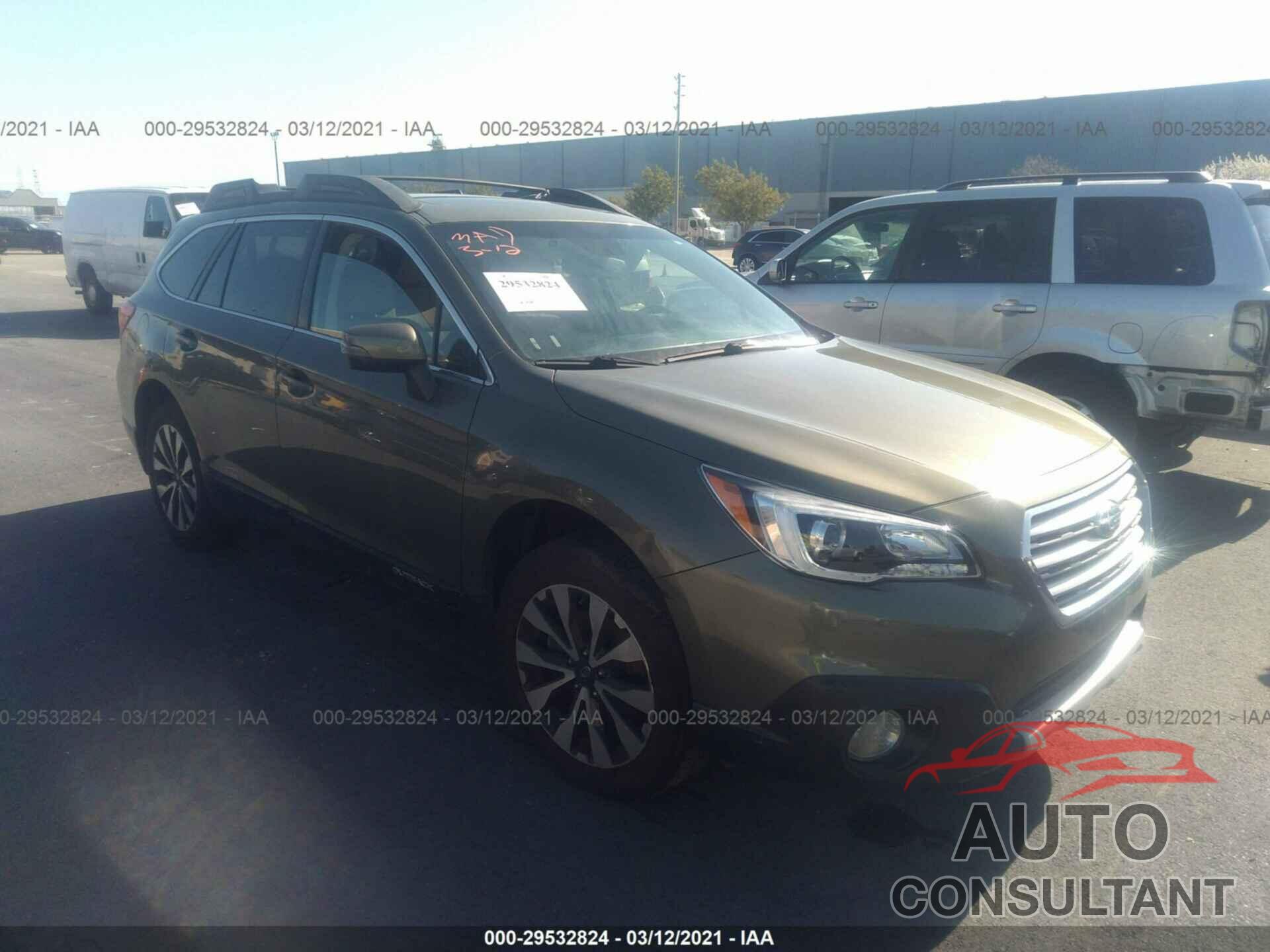 SUBARU OUTBACK 2016 - 4S4BSBNC6G3296048