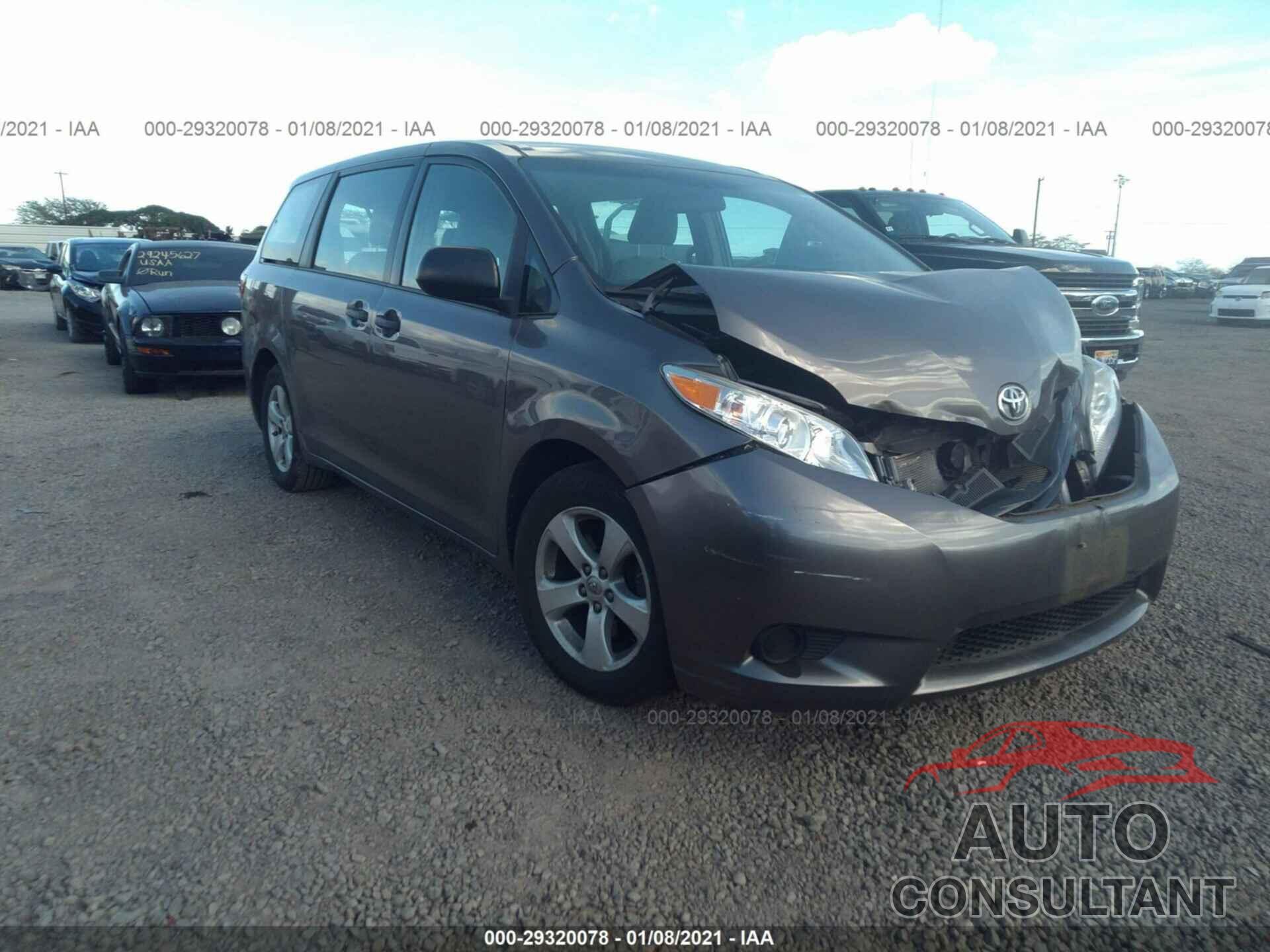 TOYOTA SIENNA 2016 - 5TDZK3DC5GS693842