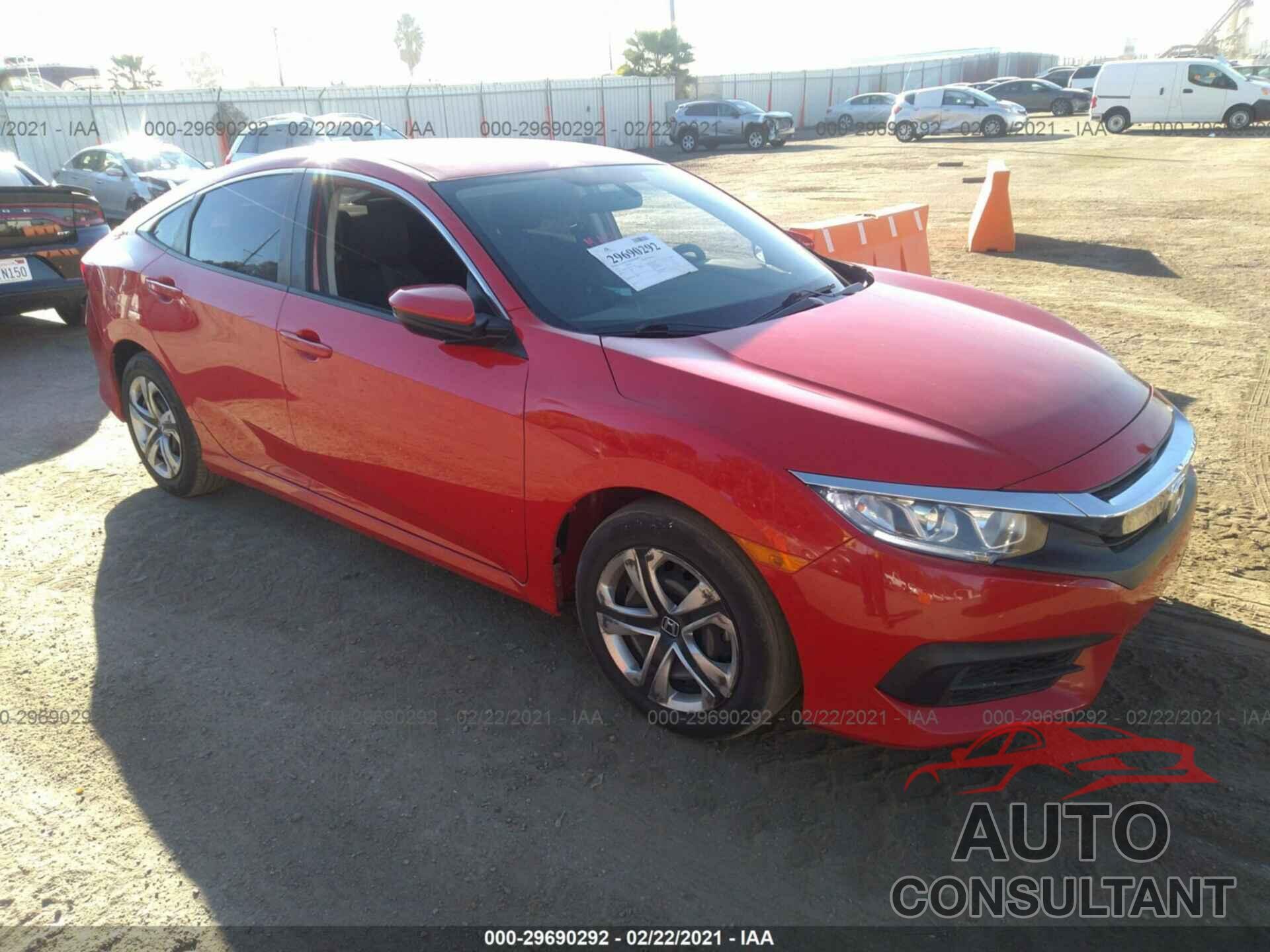 HONDA CIVIC SEDAN 2016 - 2HGFC2F54GH574530