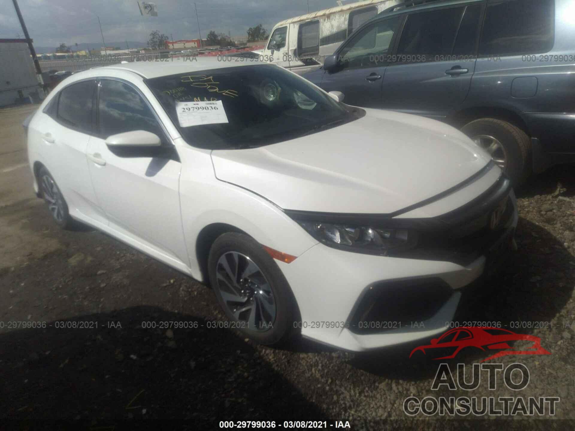 HONDA CIVIC HATCHBACK 2018 - SHHFK7H25JU411334