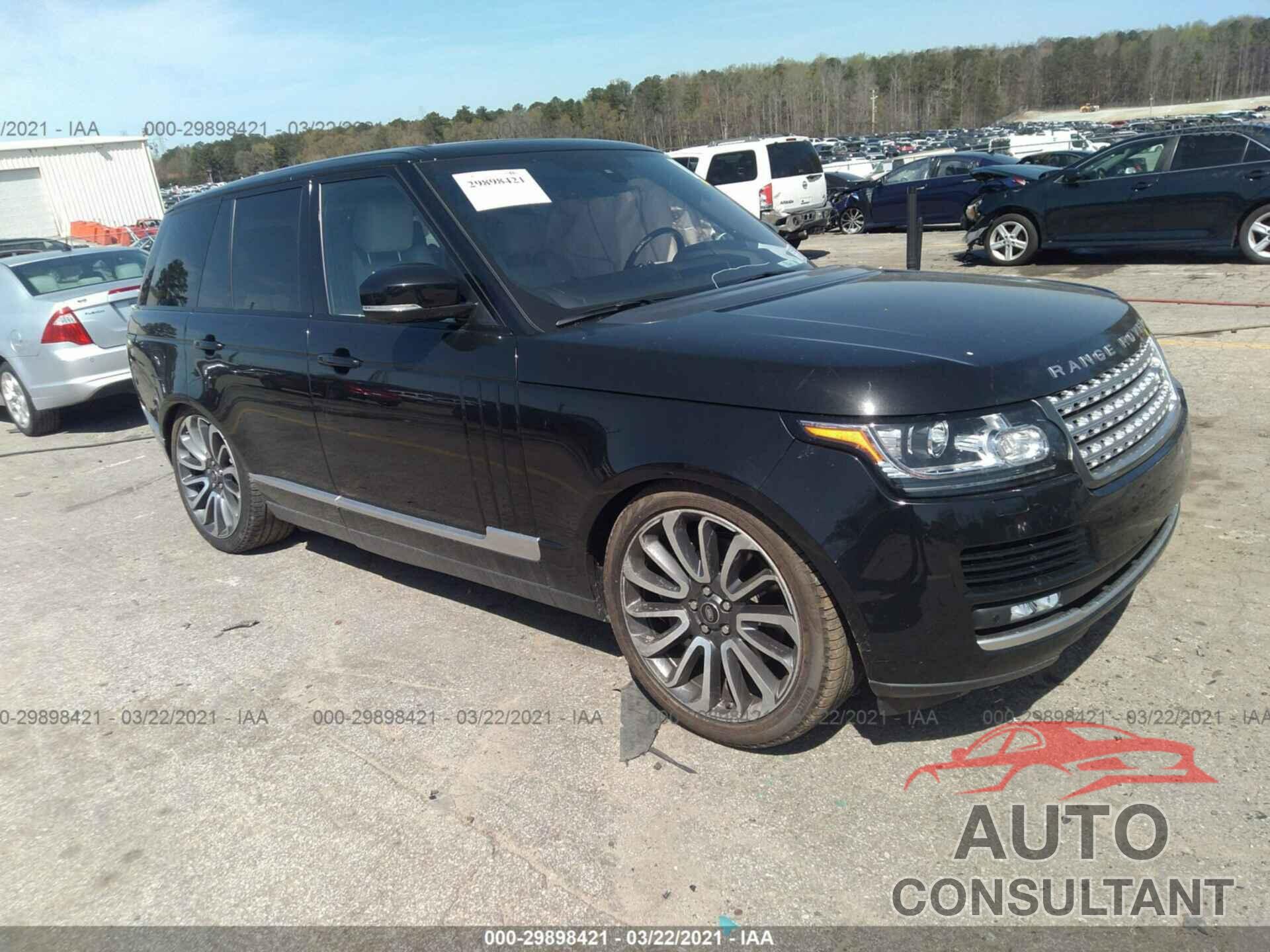 LAND ROVER RANGE ROVER 2016 - SALGS2EFXGA301986