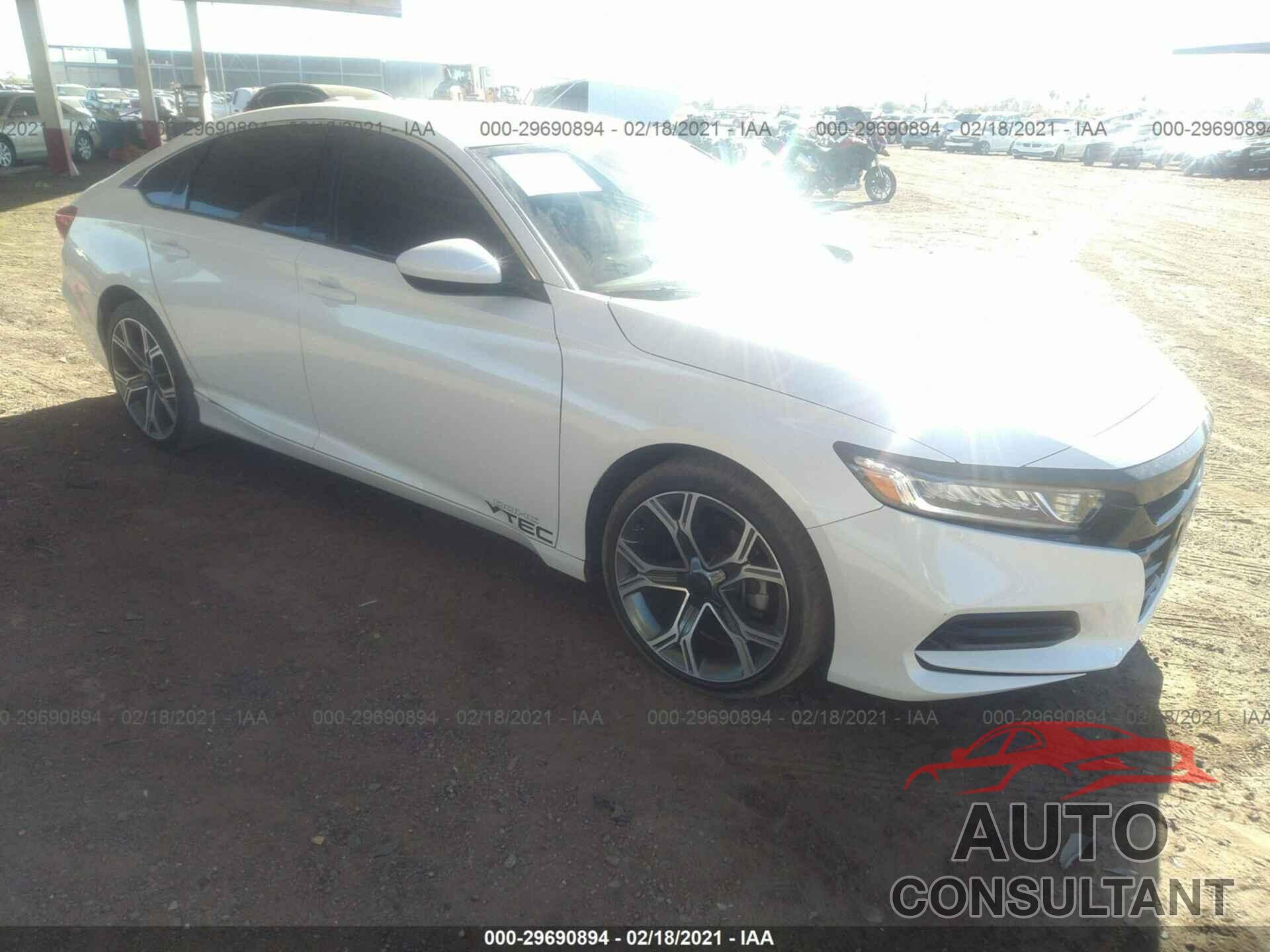 HONDA ACCORD SEDAN 2018 - 1HGCV1F15JA123309