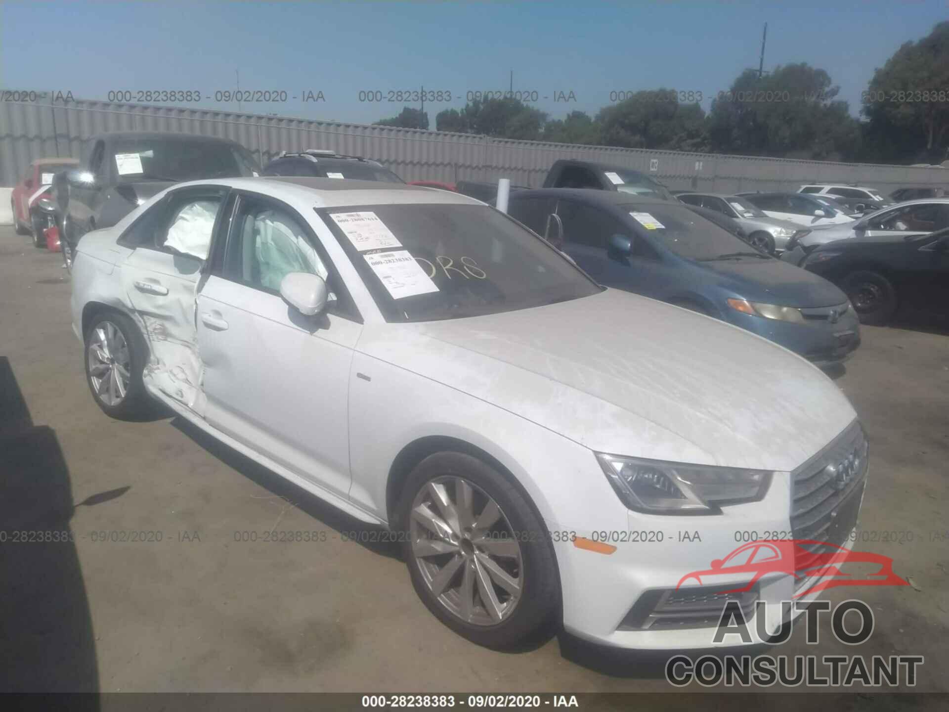 AUDI A4 2018 - WAUKMAF46JA223049