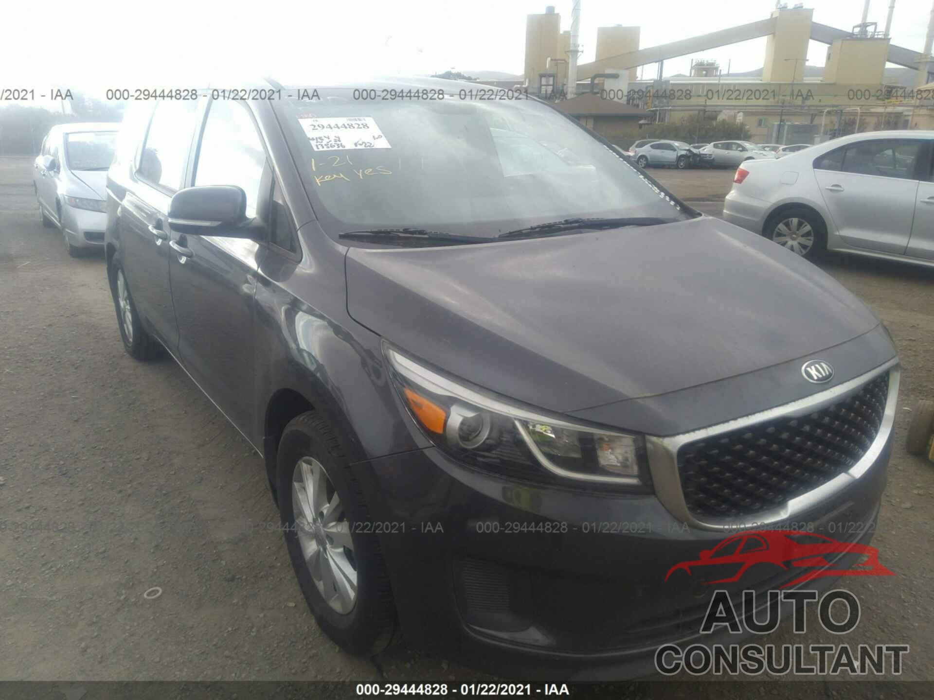 KIA SEDONA 2016 - KNDMB5C12G6183938