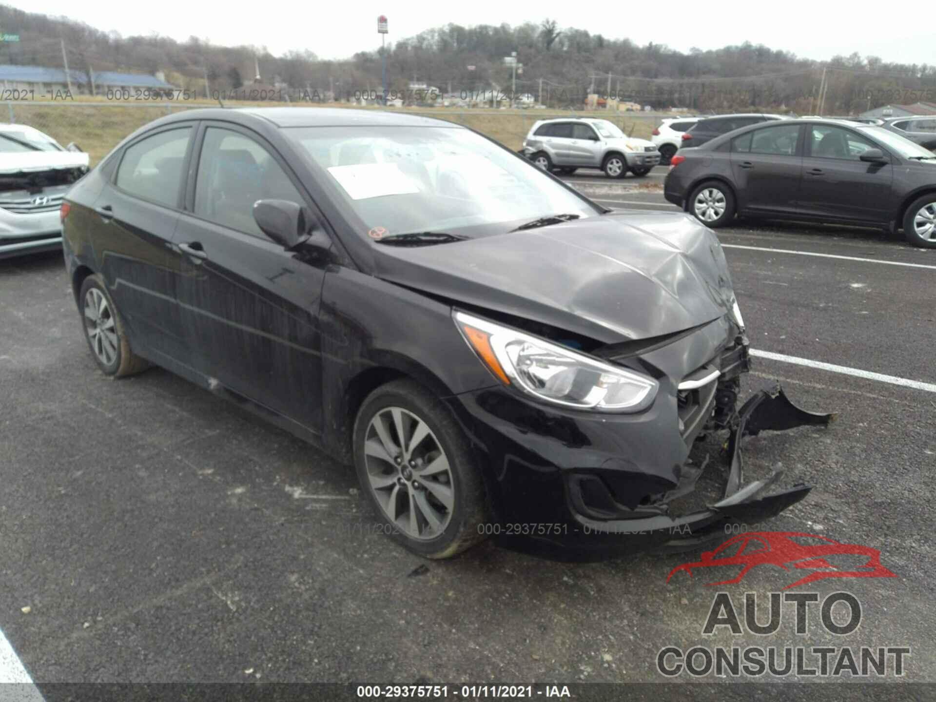 HYUNDAI ACCENT 2017 - KMHCT4AEXHU255163