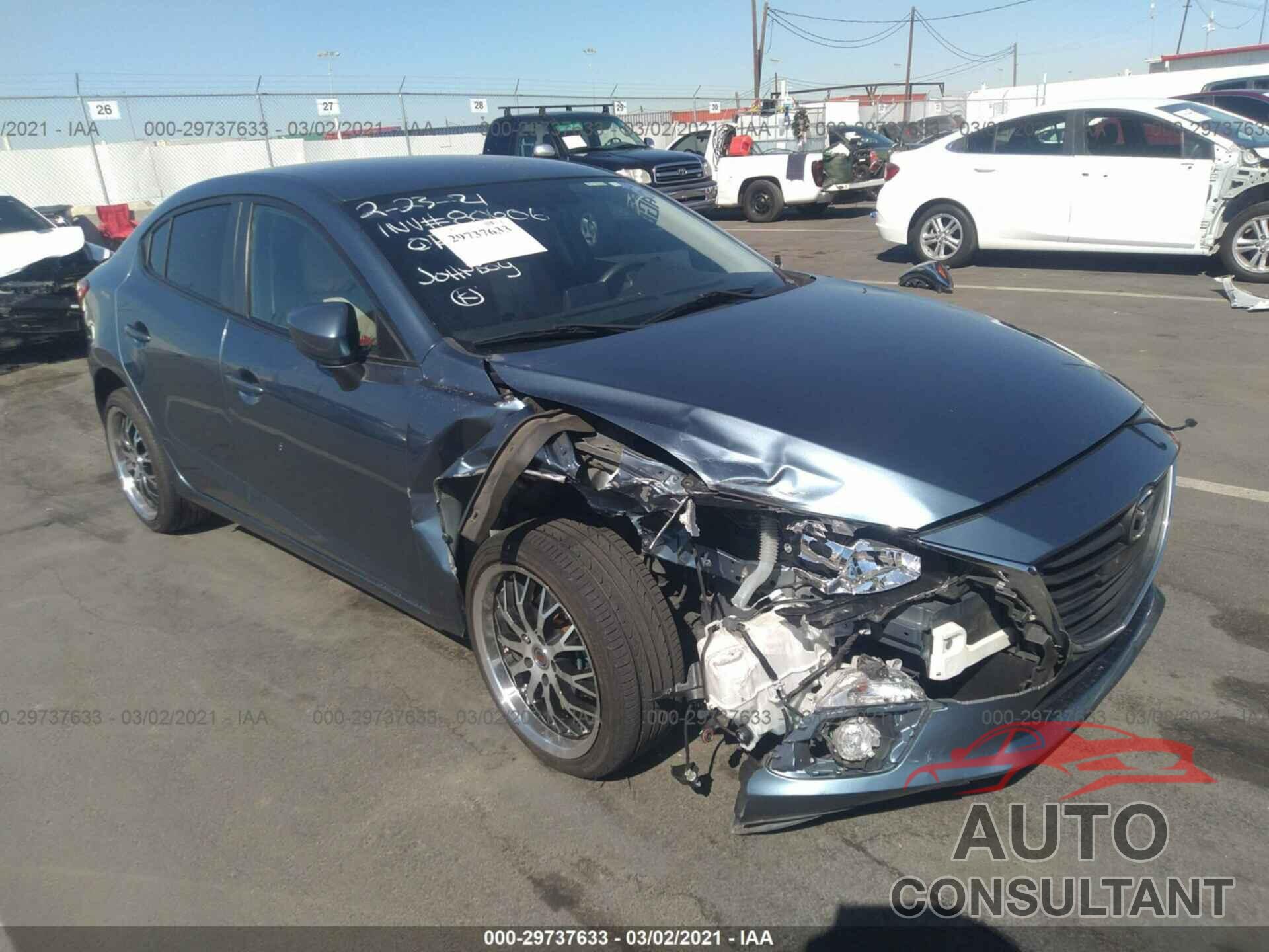 MAZDA MAZDA3 2016 - JM1BM1T77G1279219