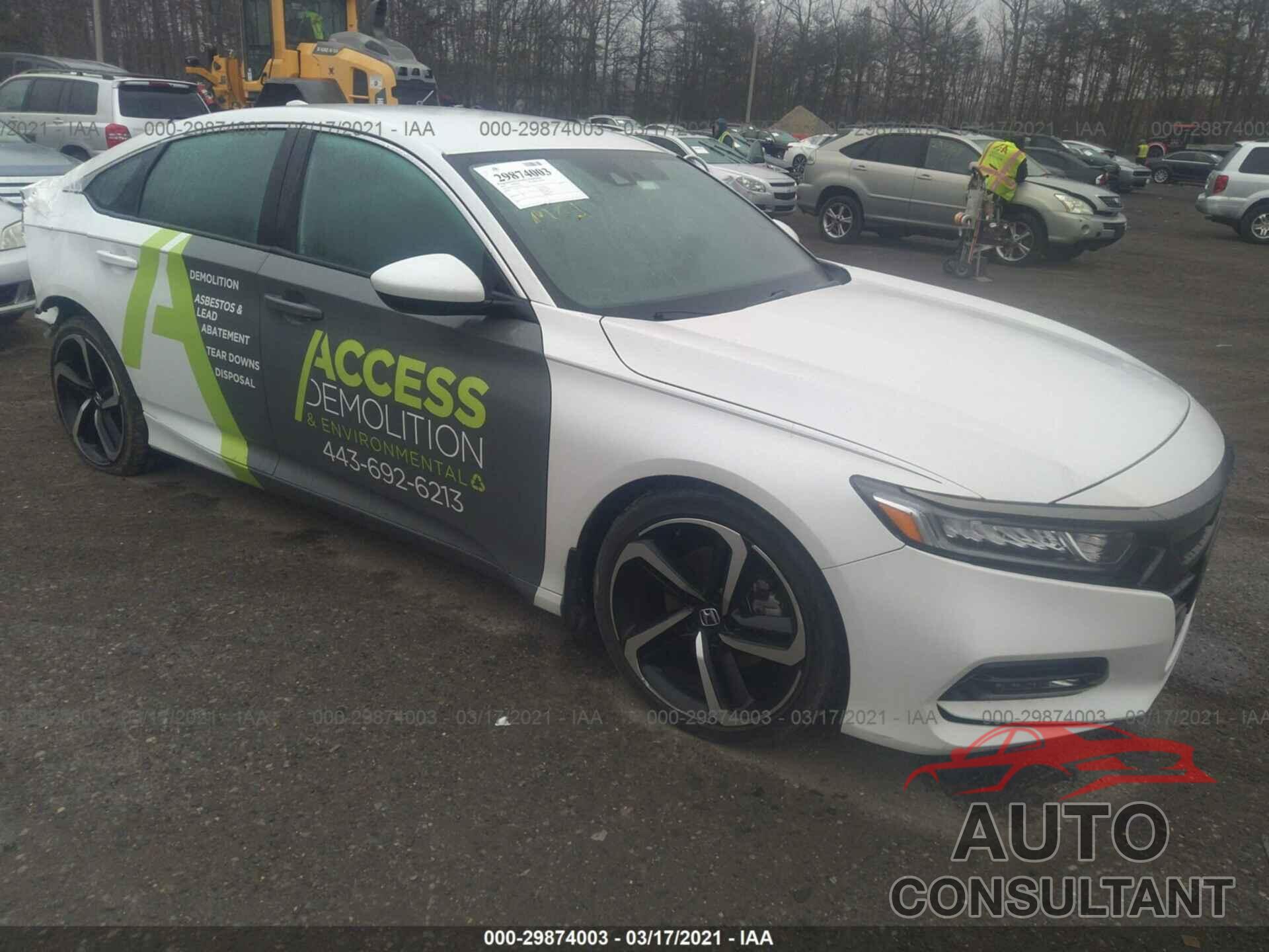 HONDA ACCORD SEDAN 2018 - 1HGCV1F33JA248505