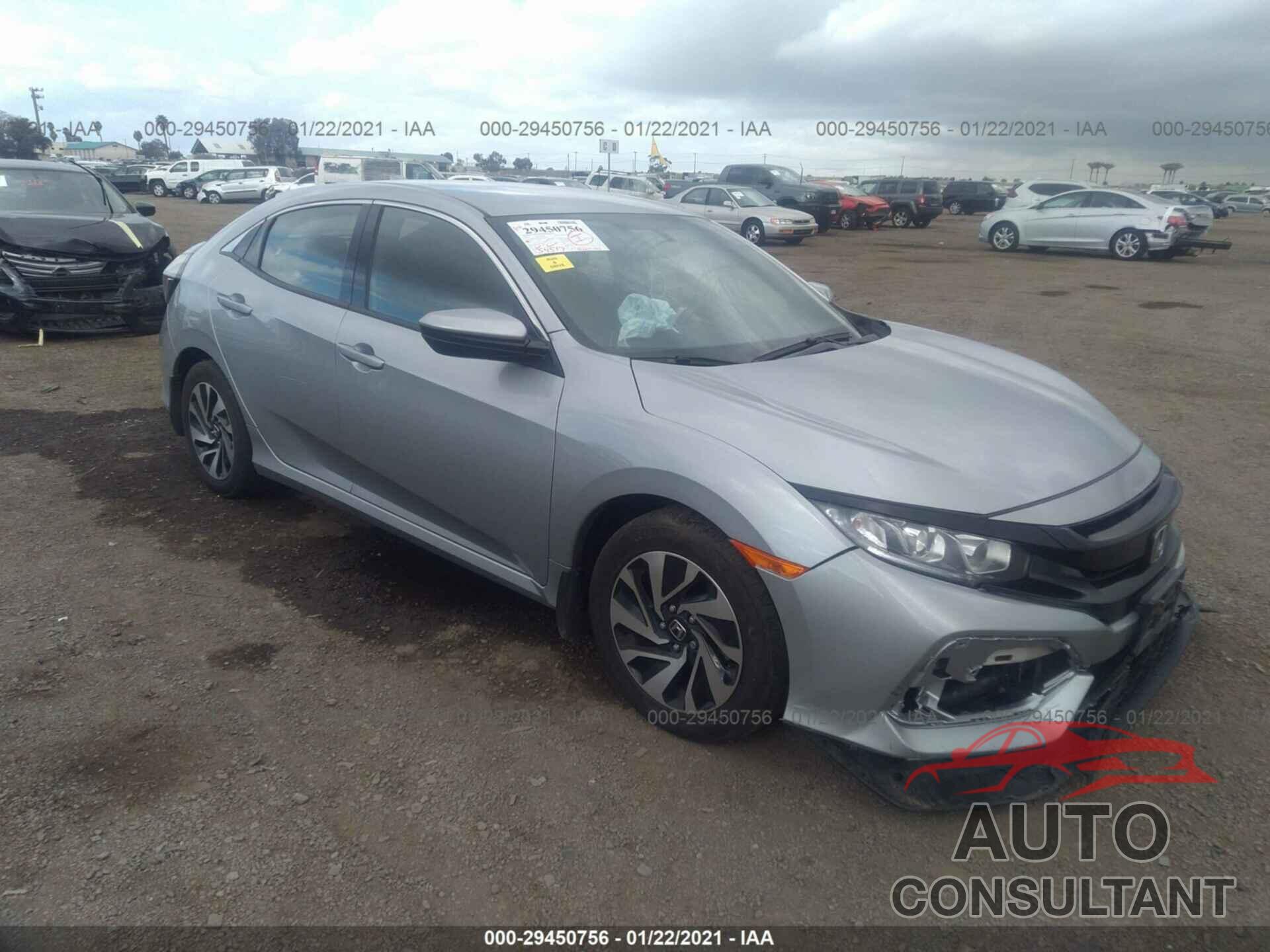 HONDA CIVIC HATCHBACK 2017 - SHHFK7H28HU414724