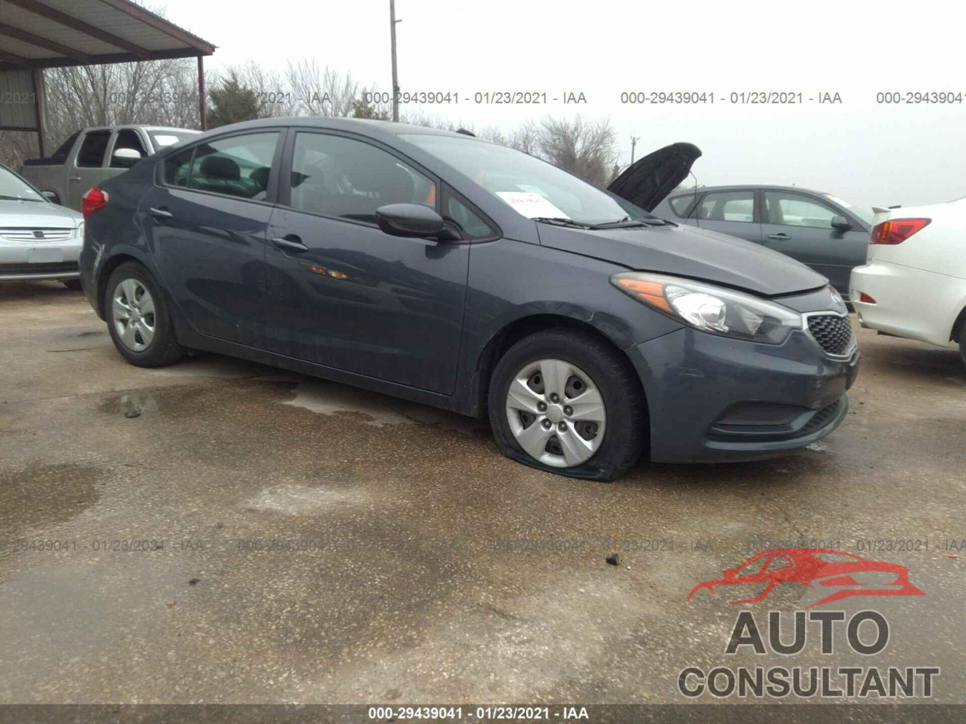 KIA FORTE 2016 - KNAFK4A6XG5482100