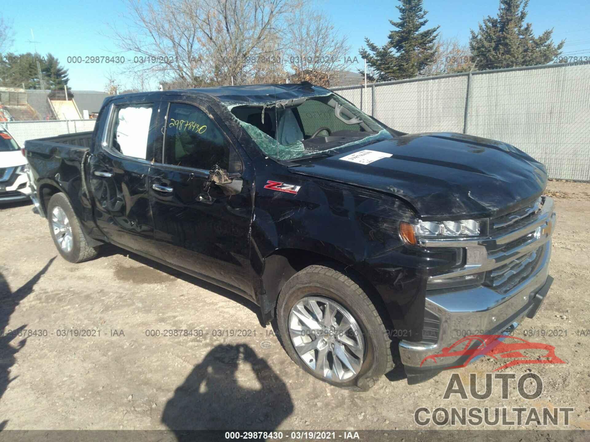 CHEVROLET SILVERADO 1500 2021 - 1GCUYGED5MZ191611
