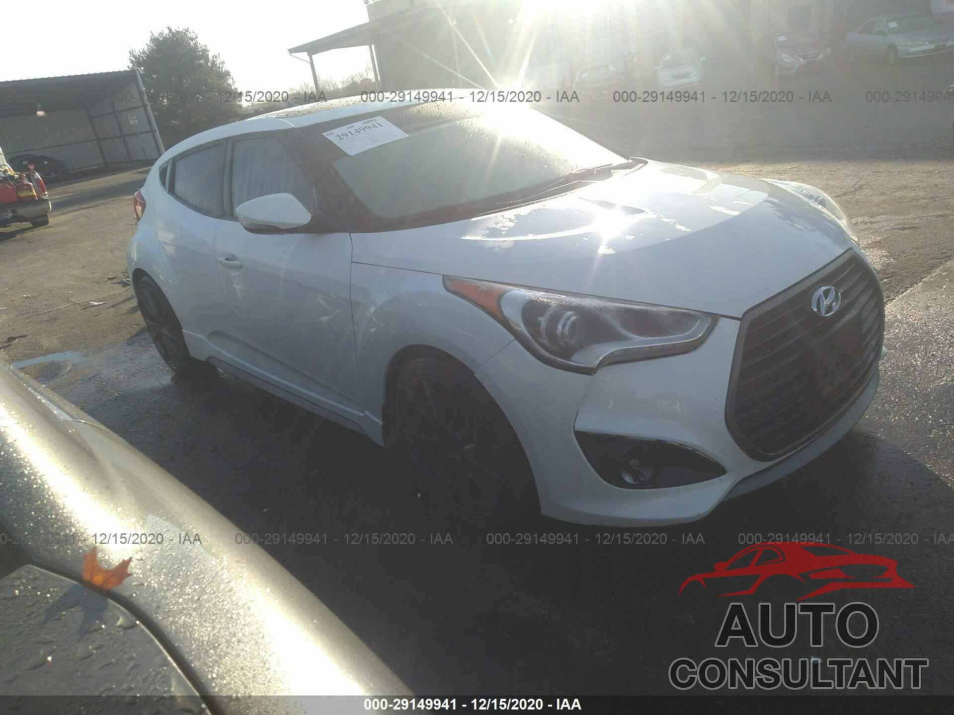 HYUNDAI VELOSTER 2016 - KMHTC6AE2GU249125