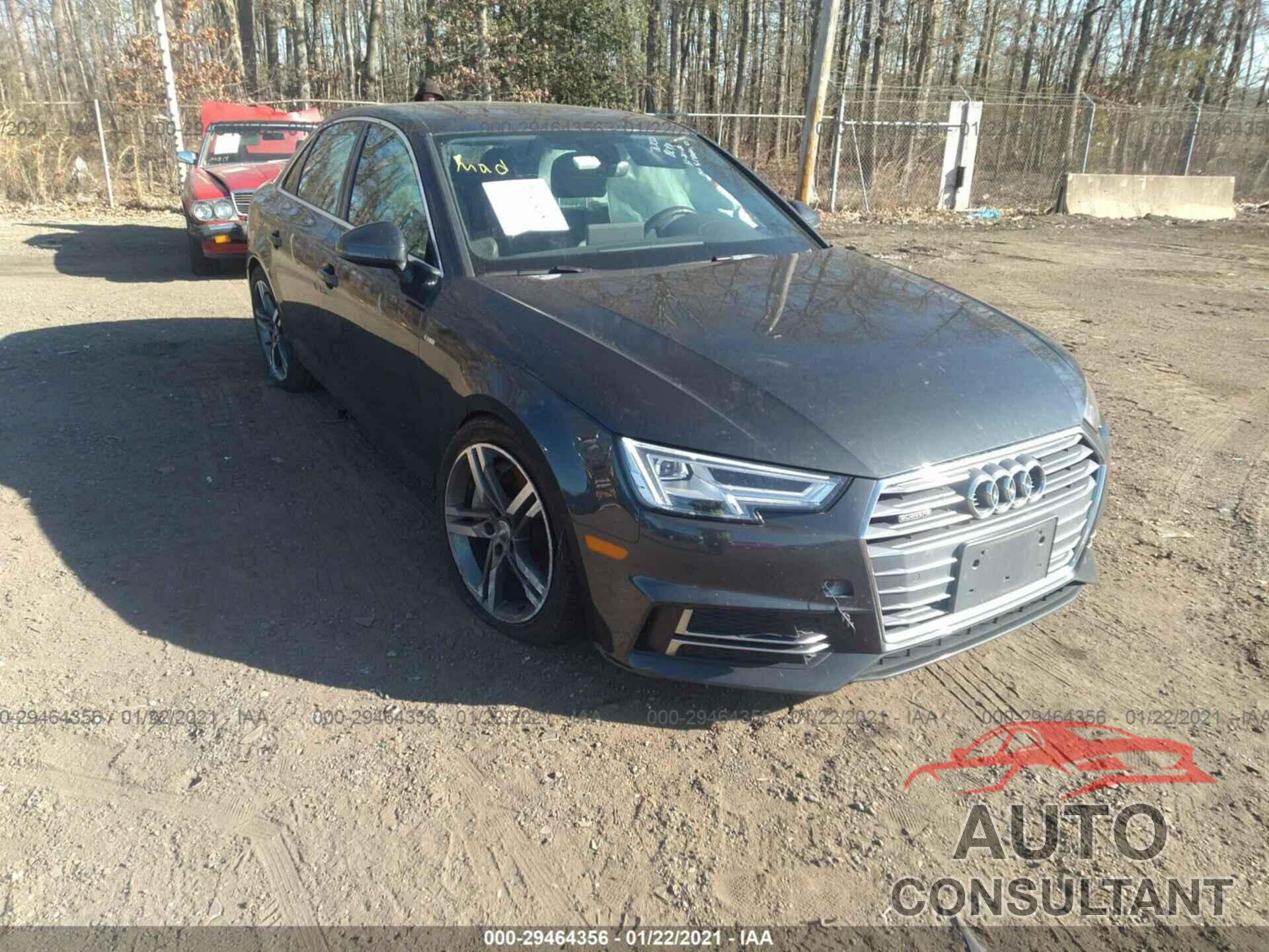 AUDI A4 2018 - WAUENAF42JA190299