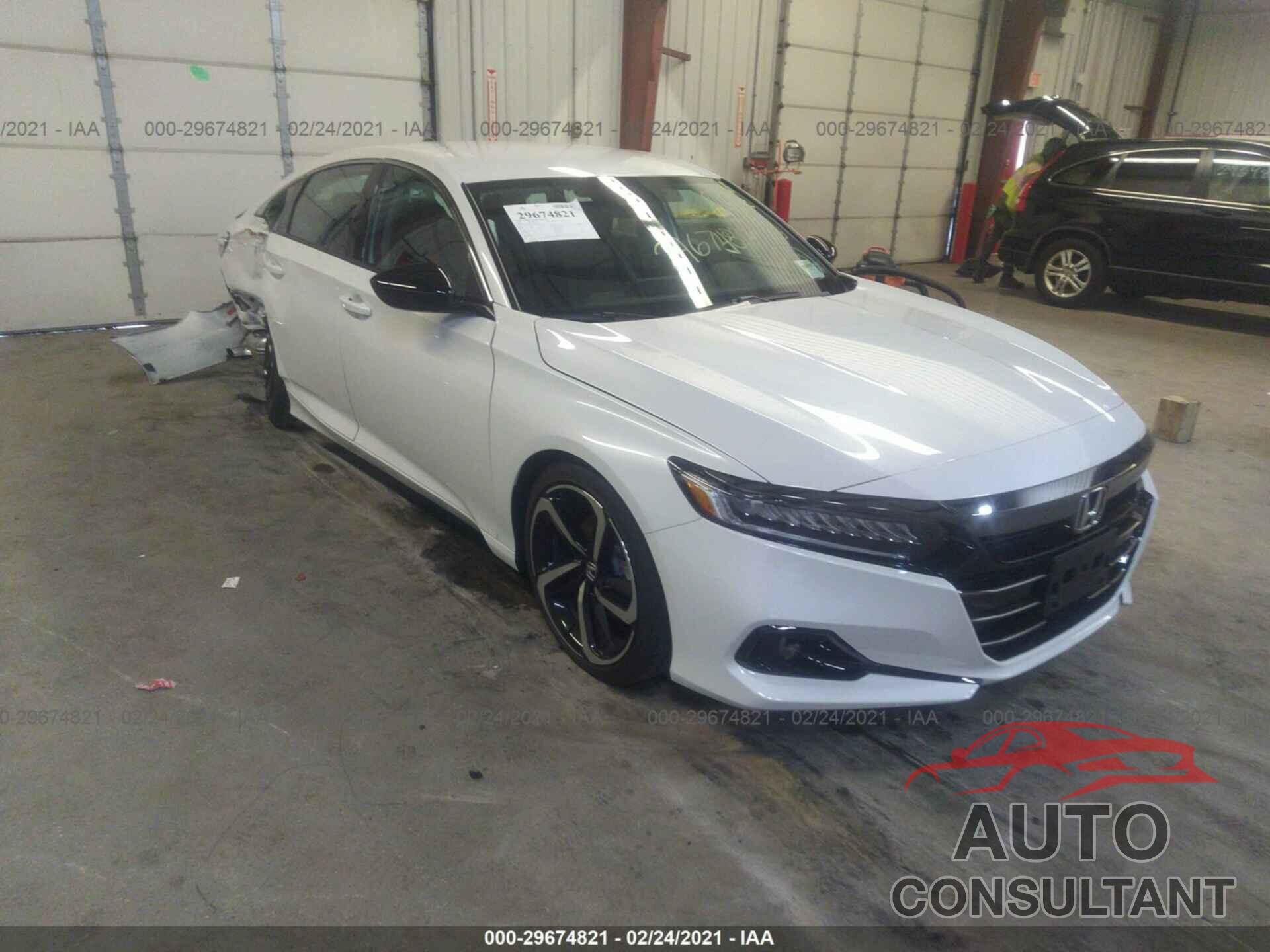 HONDA ACCORD SEDAN 2021 - 1HGCV1F43MA014216