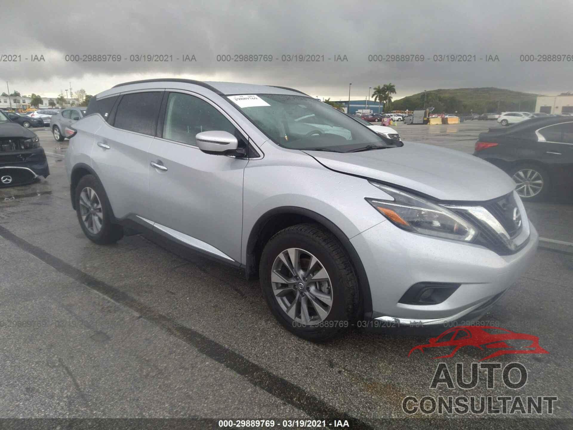 NISSAN MURANO 2018 - 5N1AZ2MG5JN144625