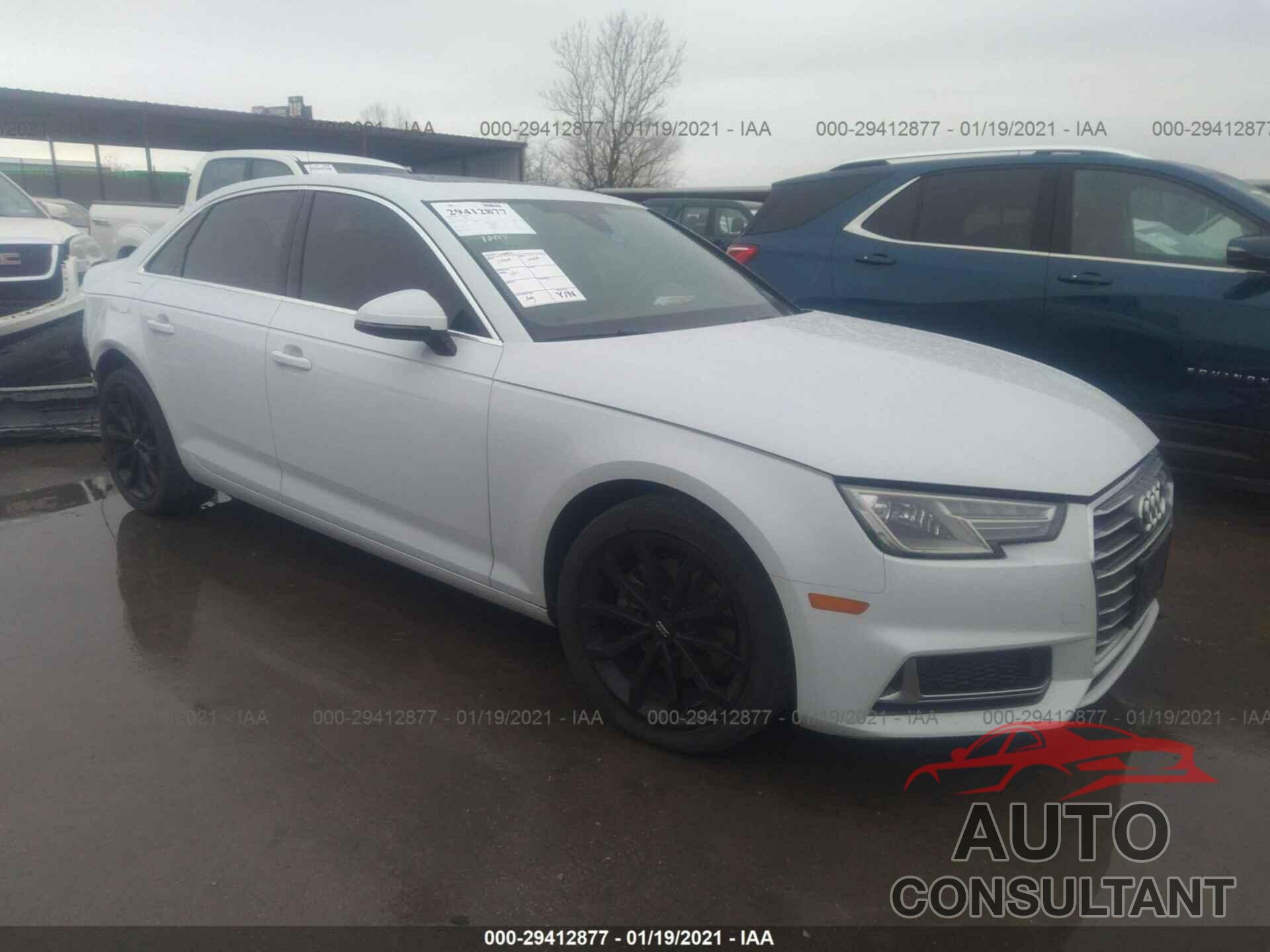 AUDI A4 2019 - WAUGMAF41KN010994