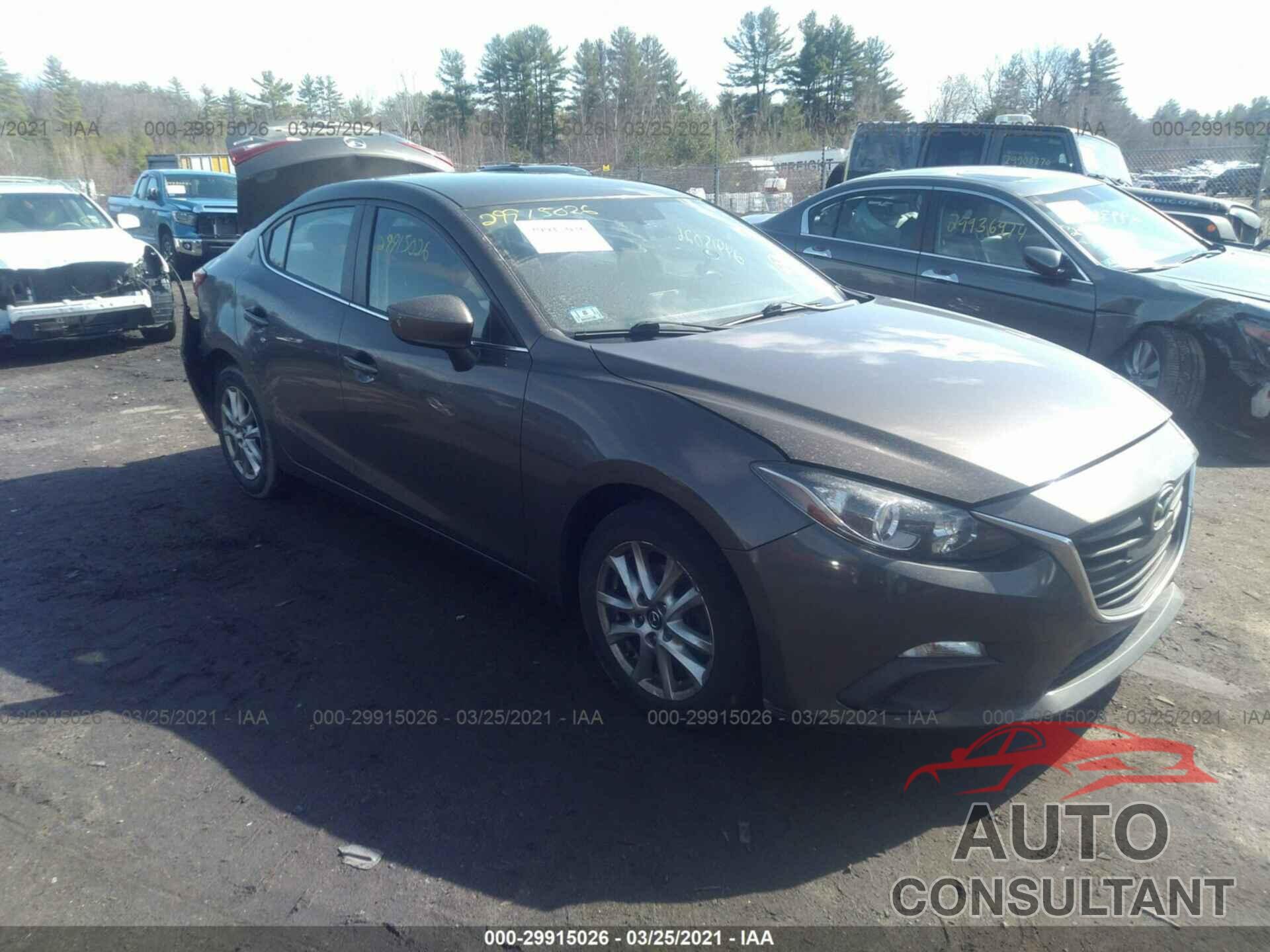 MAZDA MAZDA3 2016 - JM1BM1U72G1309208