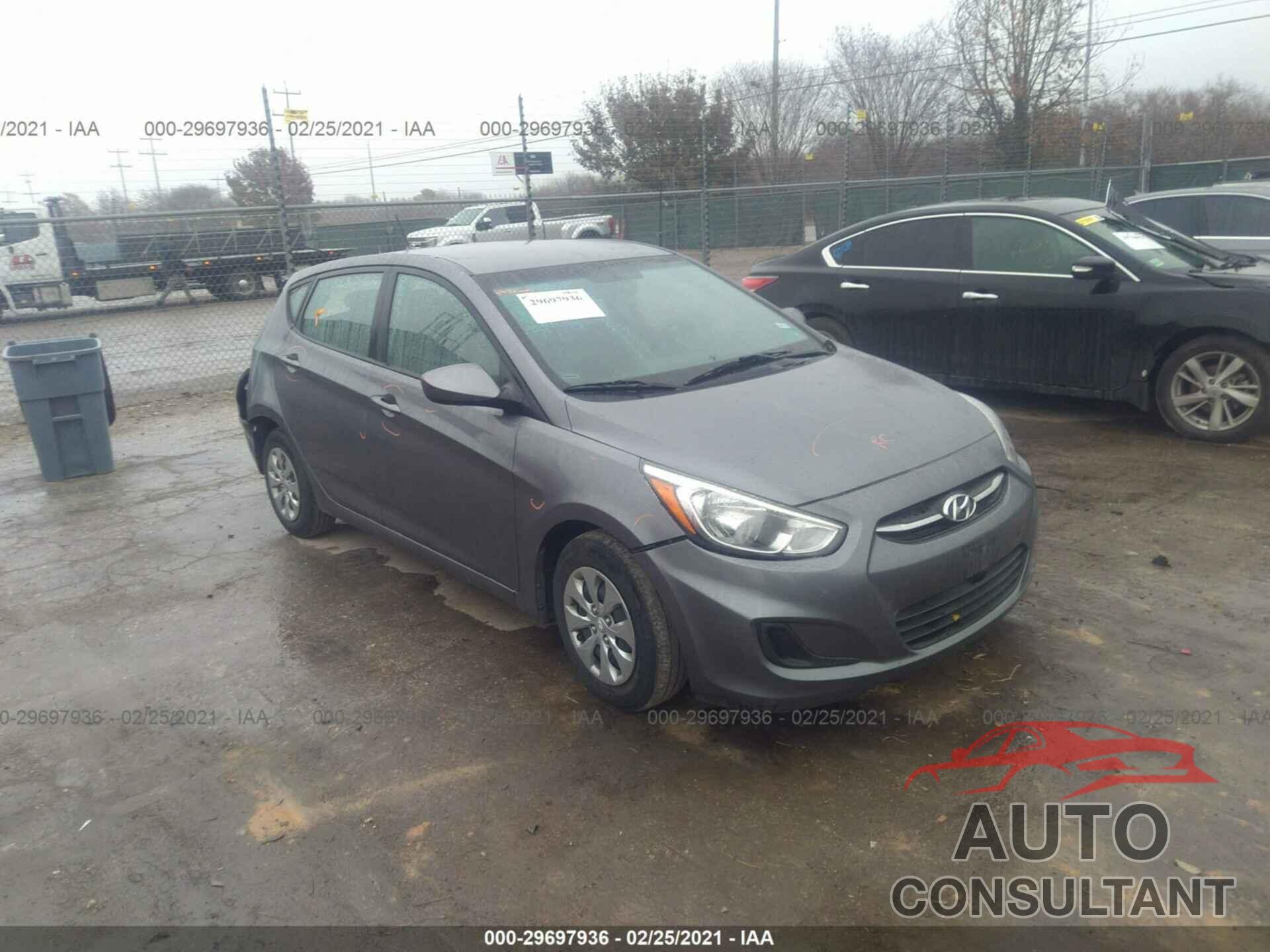 HYUNDAI ACCENT 2016 - KMHCT5AE1GU283700