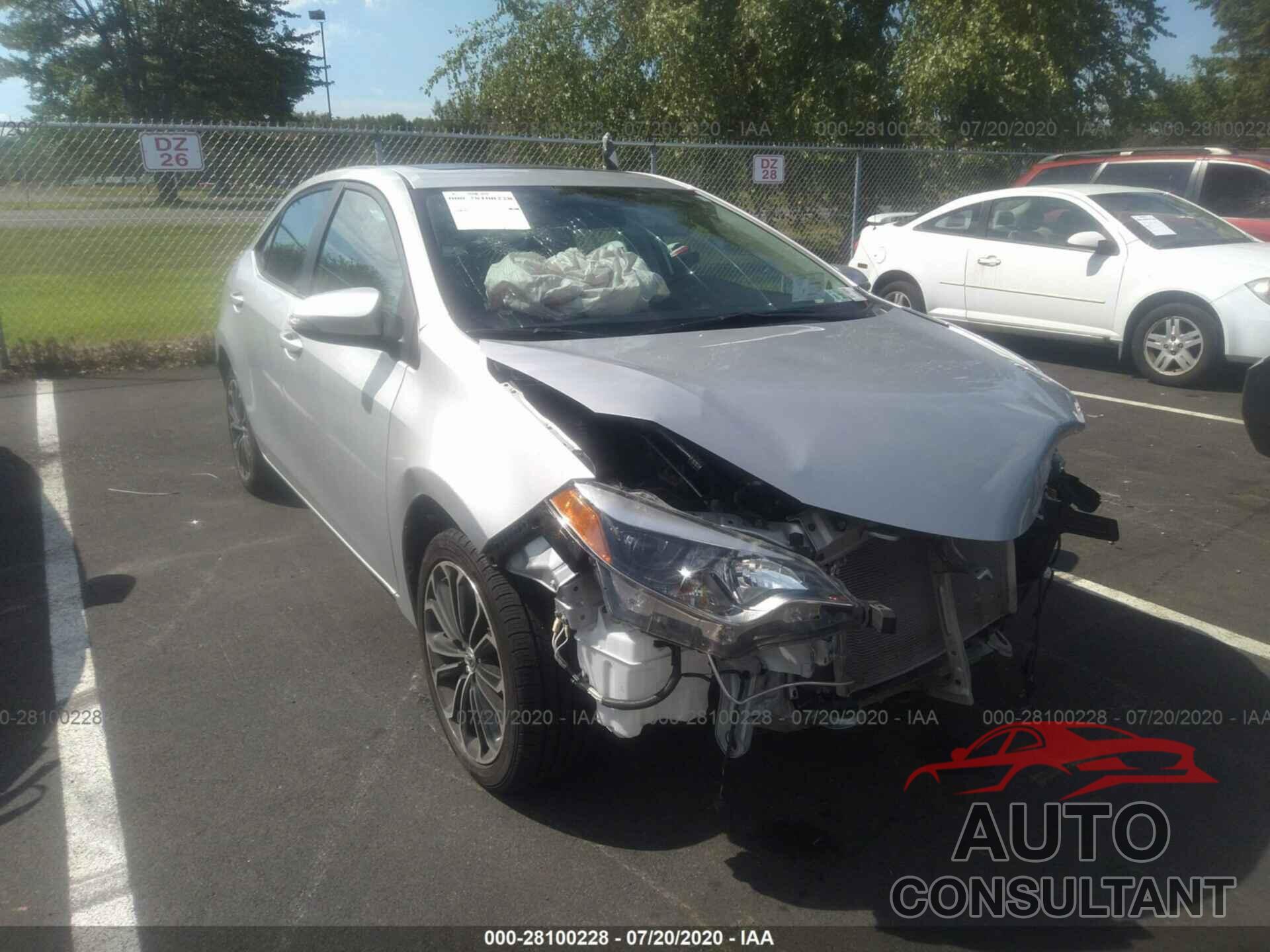Toyota COROLLA 2016 - 2T1BURHE0GC715409