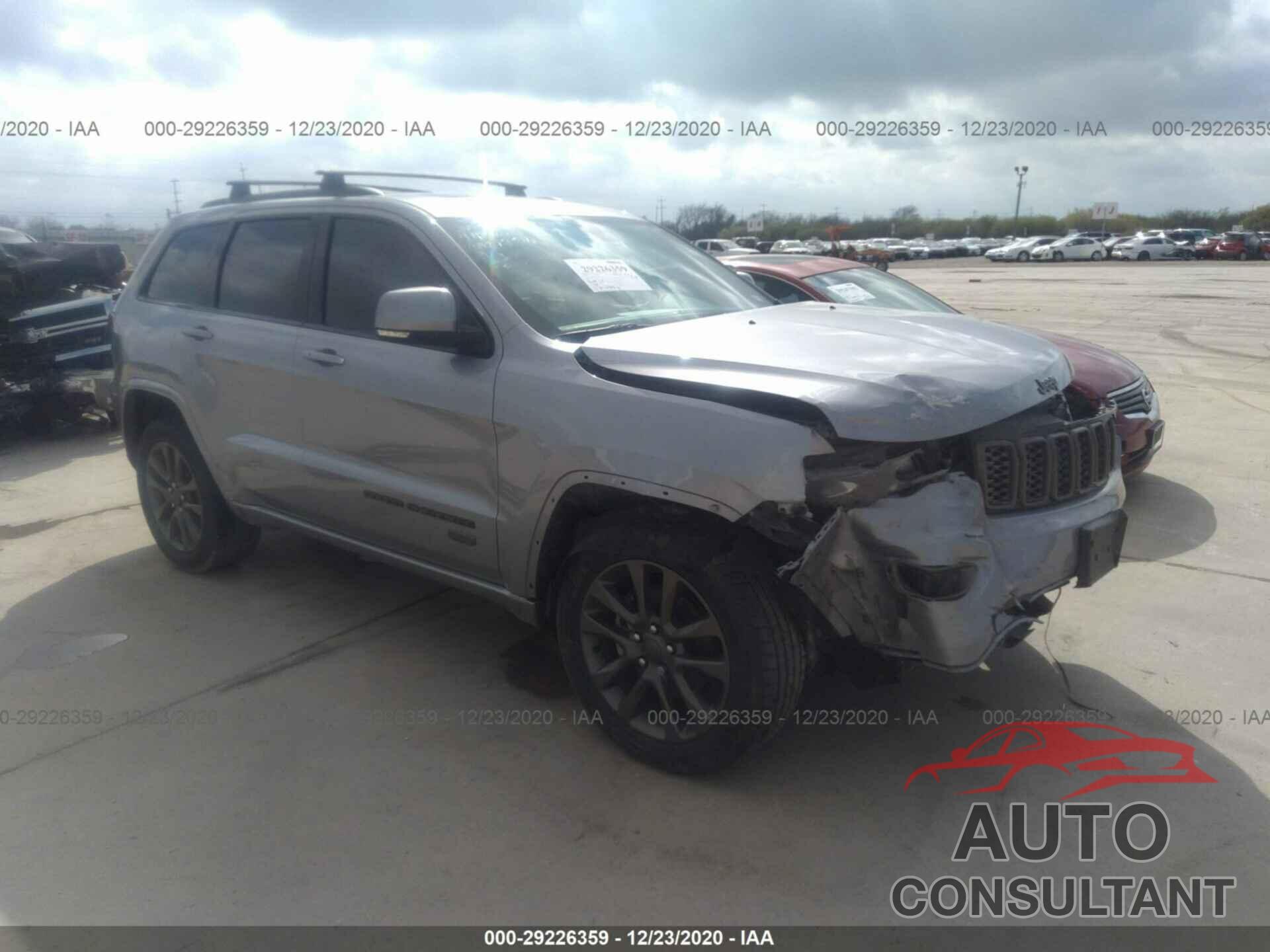 JEEP GRAND CHEROKEE 2016 - 1C4RJFBGXGC472197