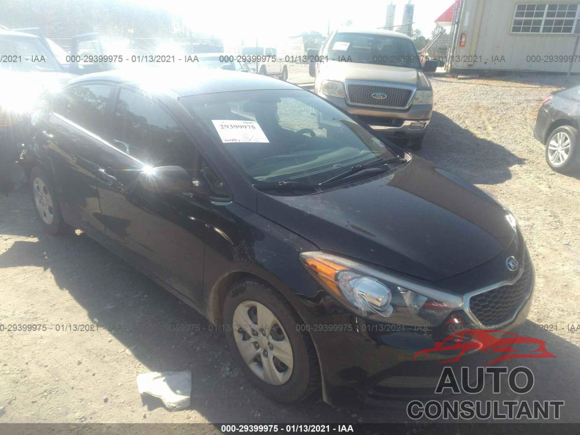 KIA FORTE 2016 - KNAFK4A69G5446737