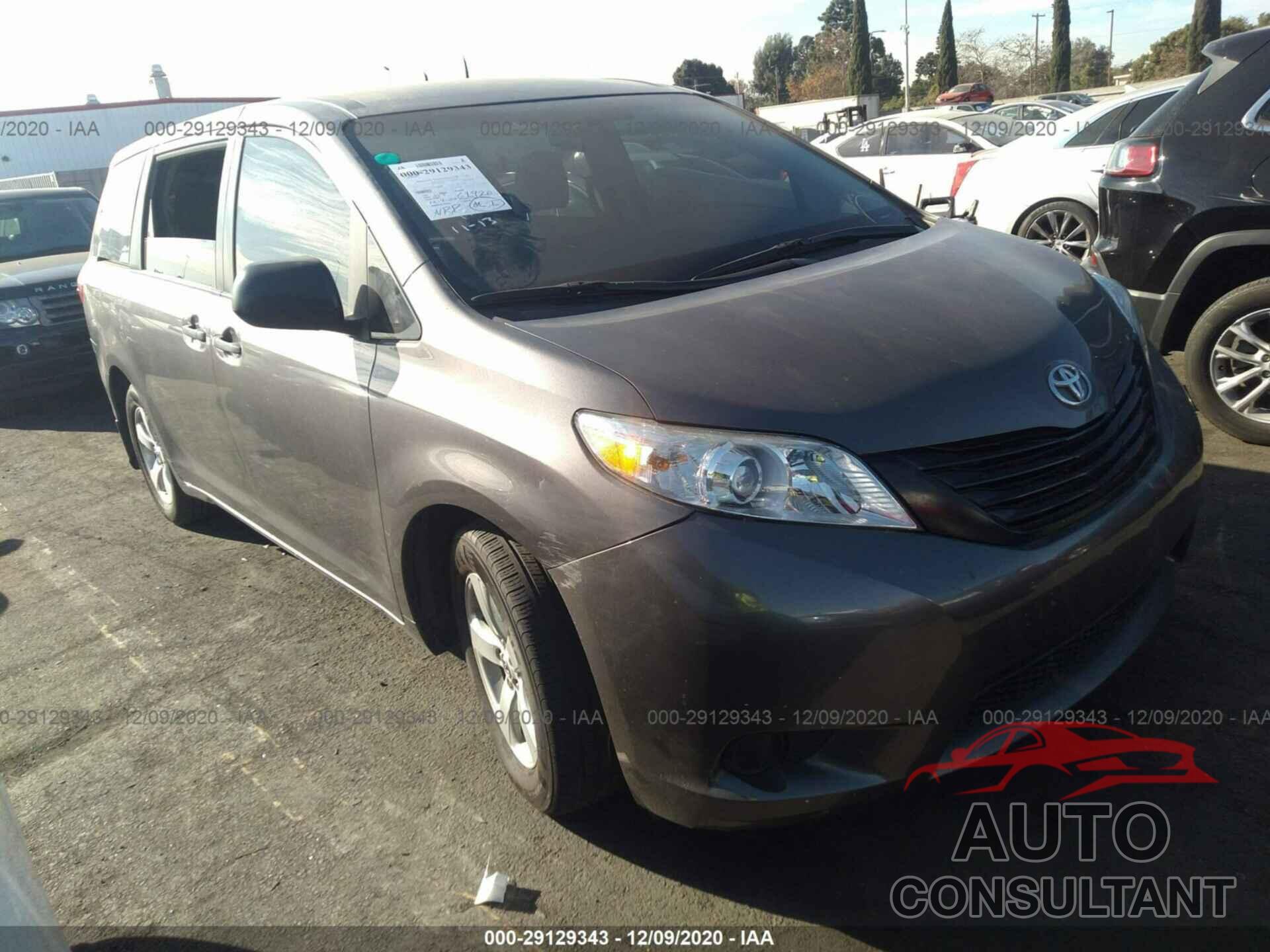 TOYOTA SIENNA 2017 - 5TDZZ3DCXHS878269