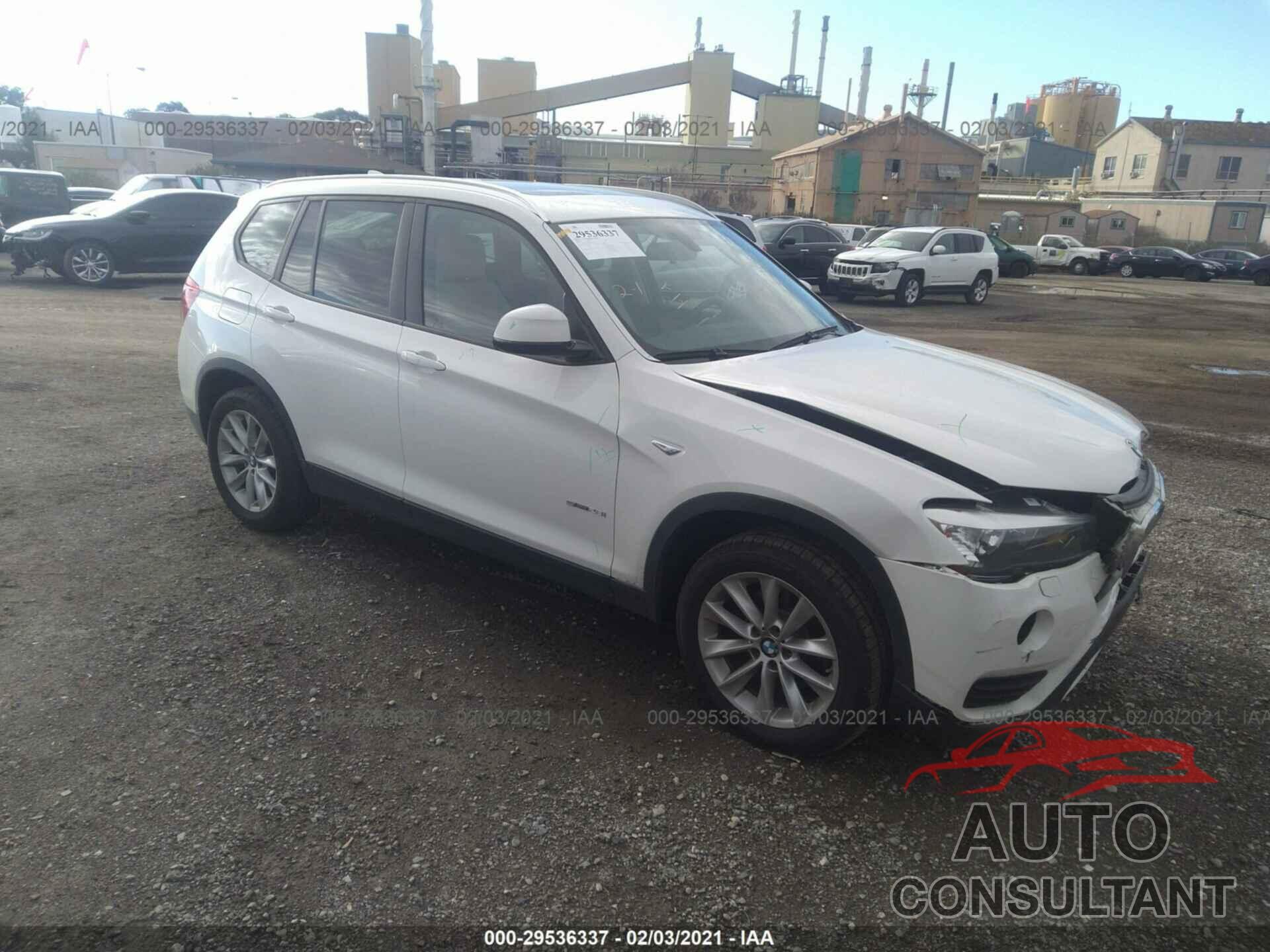 BMW X3 2017 - 5UXWZ7C35H0X43083