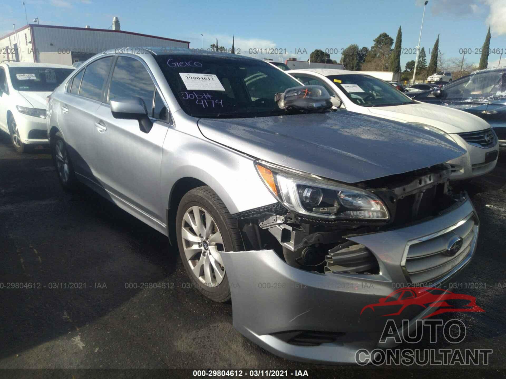 SUBARU LEGACY 2017 - 4S3BNAC68H3034049