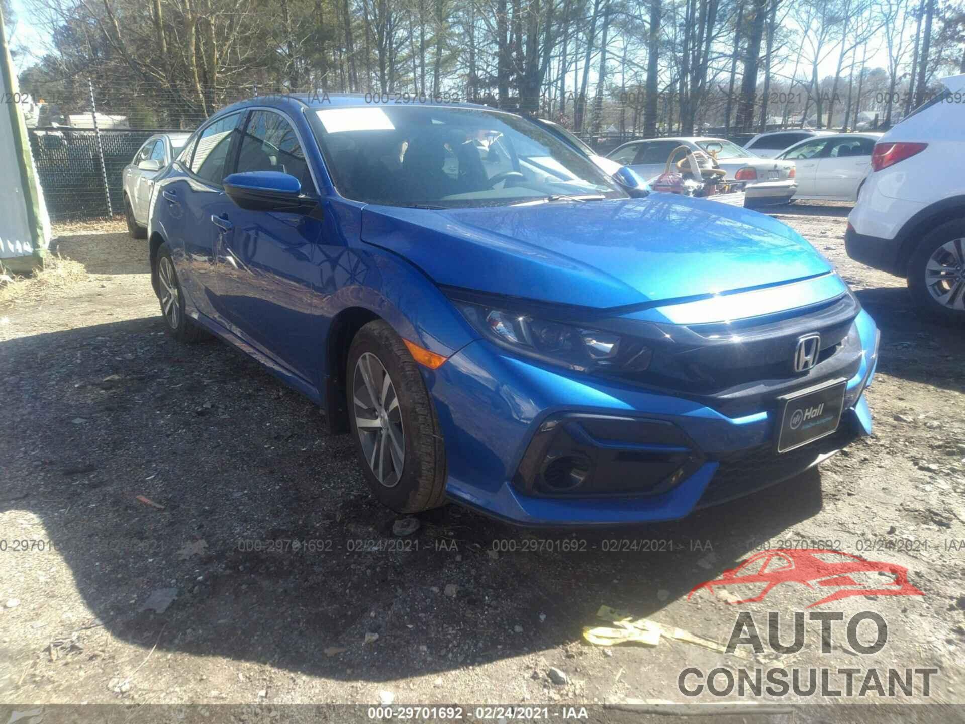 HONDA CIVIC HATCHBACK 2020 - SHHFK7H39LU215991