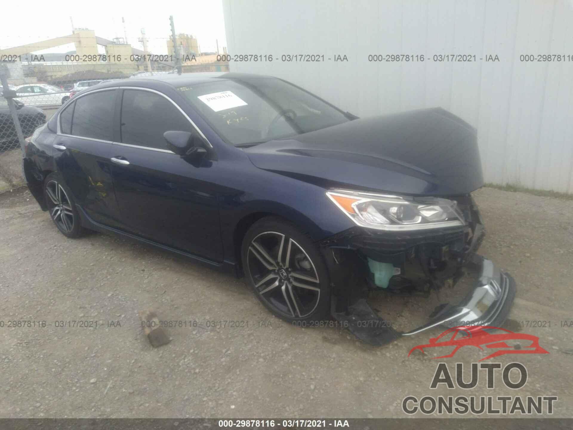 HONDA ACCORD SEDAN 2017 - 1HGCR2F51HA055663