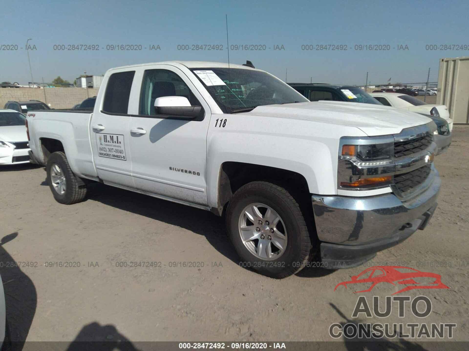 CHEVROLET SILVERADO 1500 2018 - 1GCVKREC6JZ198894