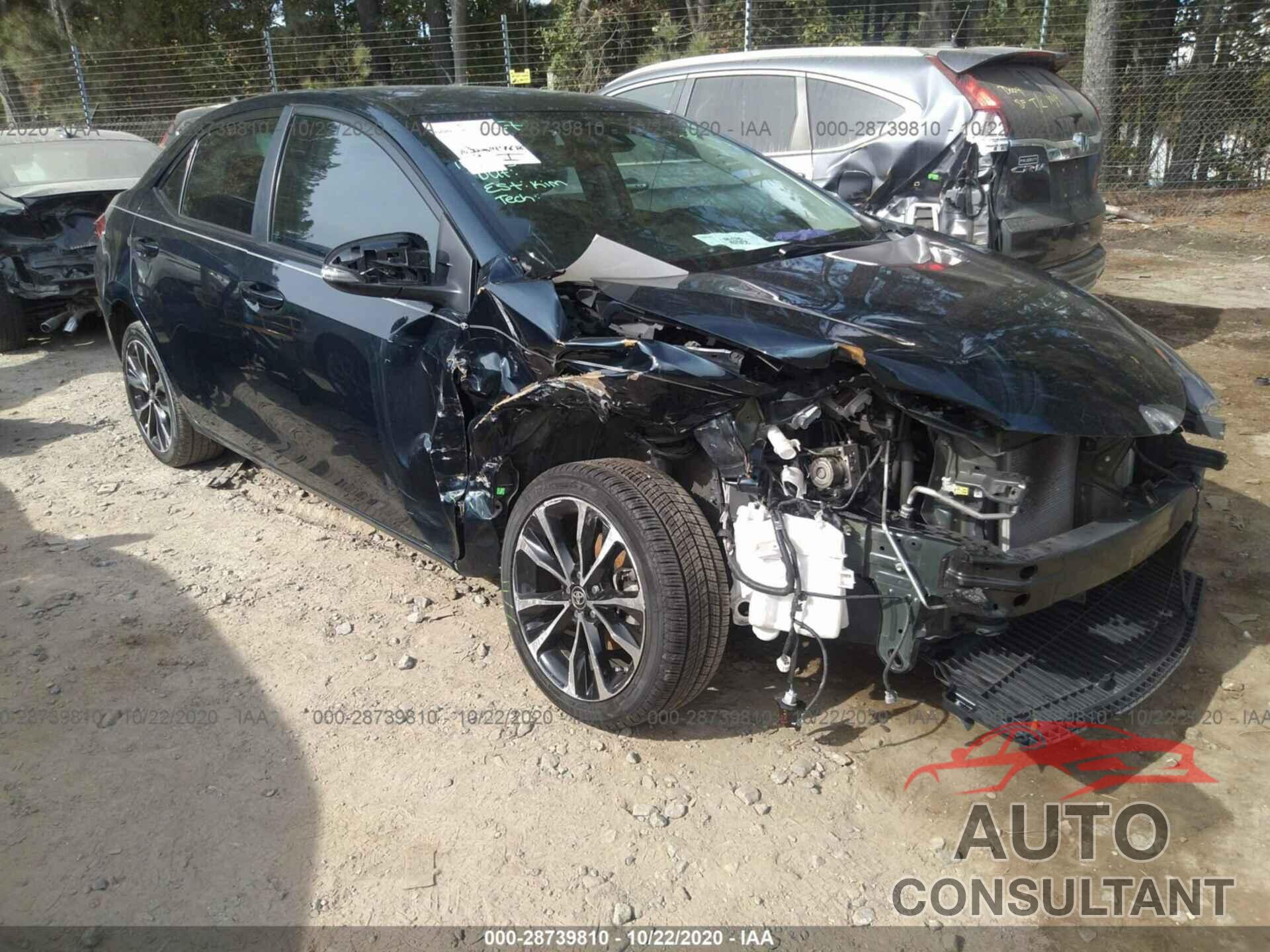 TOYOTA COROLLA 2019 - 2T1BURHE1KC149169