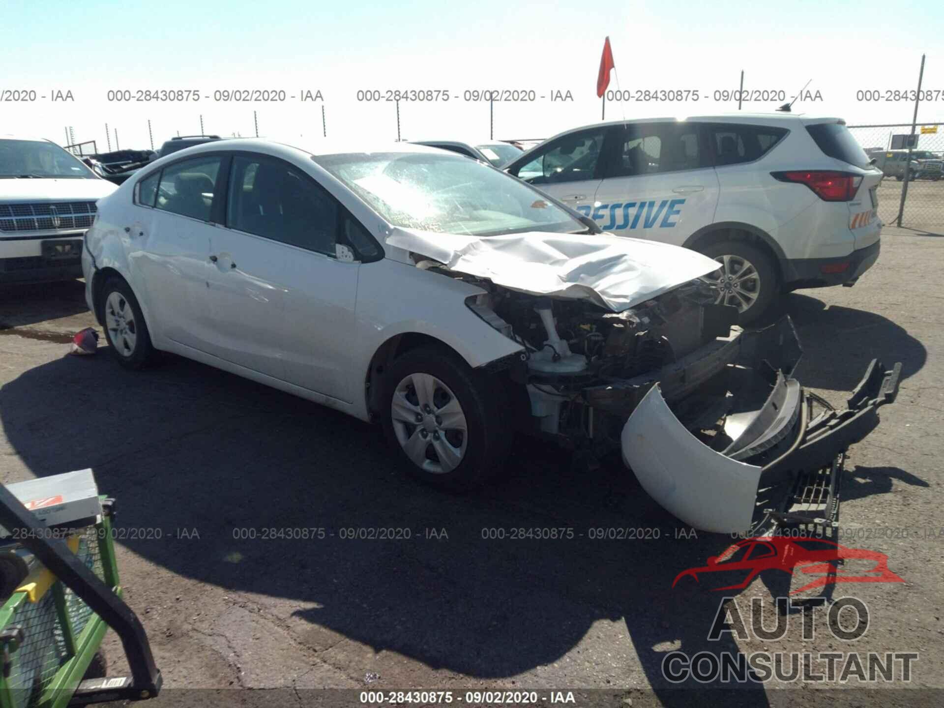 KIA FORTE 2017 - 3KPFL4A71HE160038