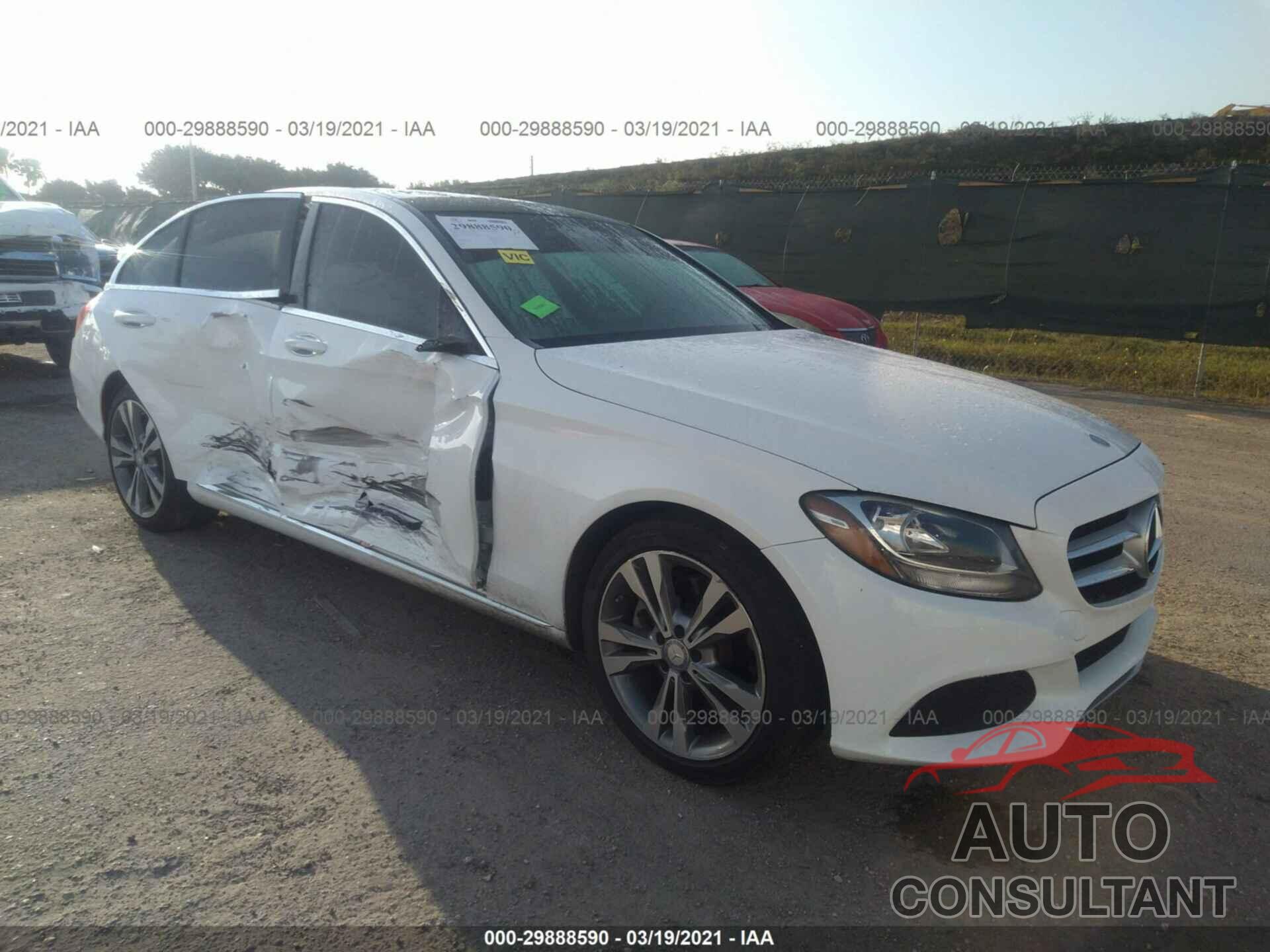 MERCEDES-BENZ C-CLASS 2017 - 55SWF4JB0HU205121