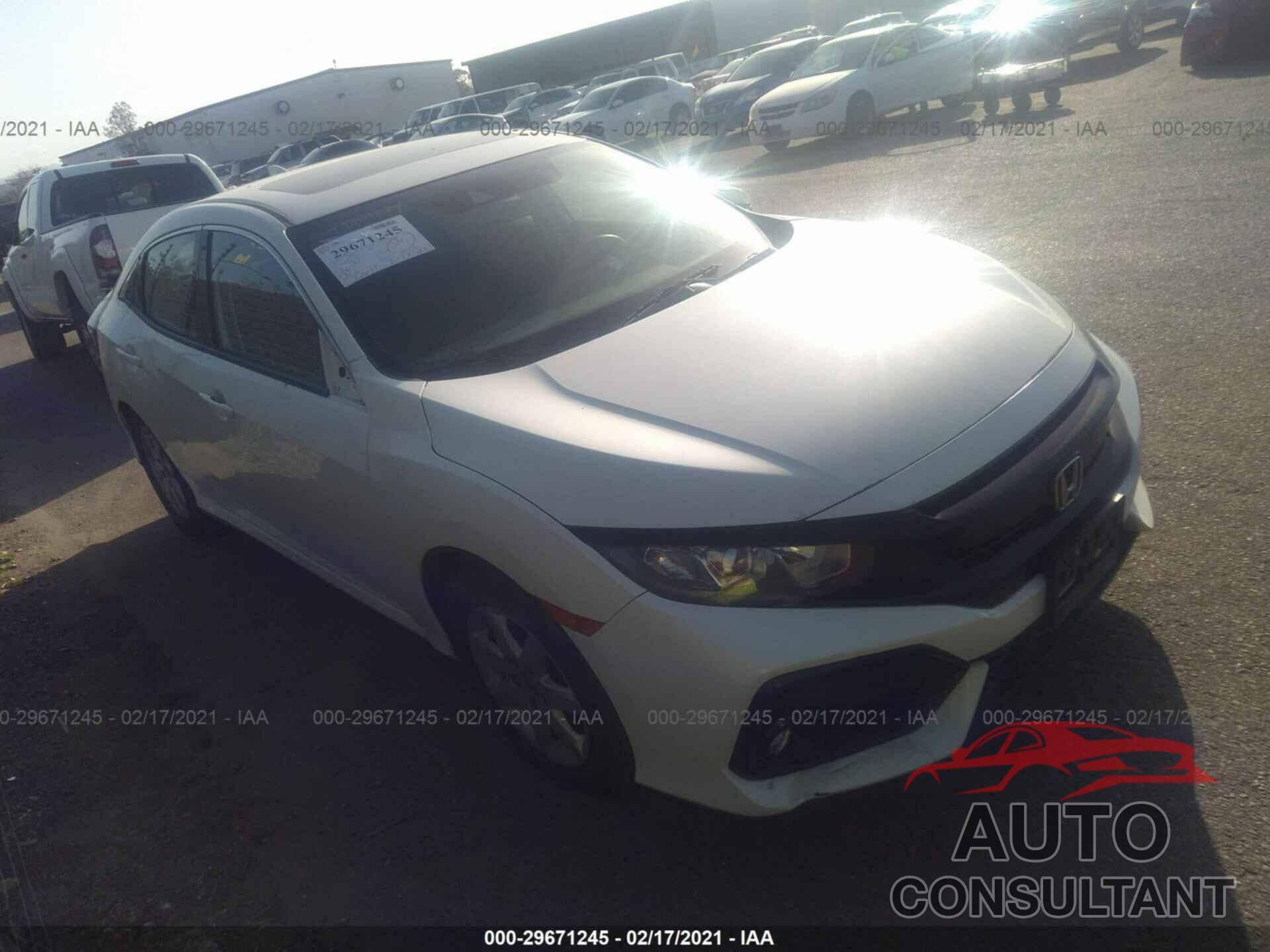 HONDA CIVIC HATCHBACK 2019 - SHHFK7H62KU402028
