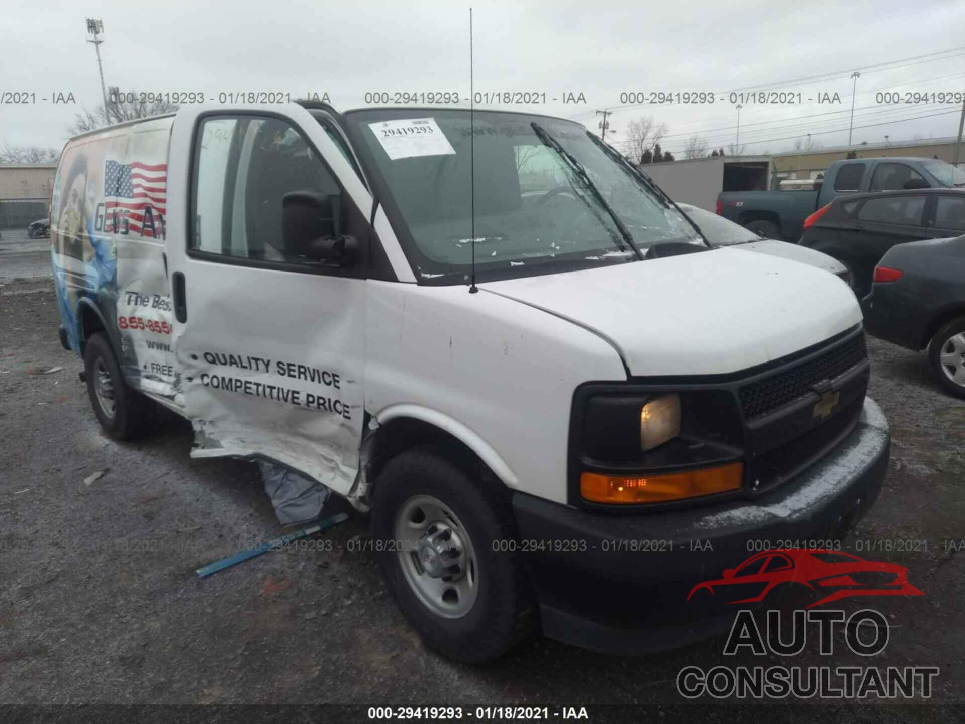 CHEVROLET EXPRESS CARGO VAN 2017 - 1GCWGAFF9H1279560