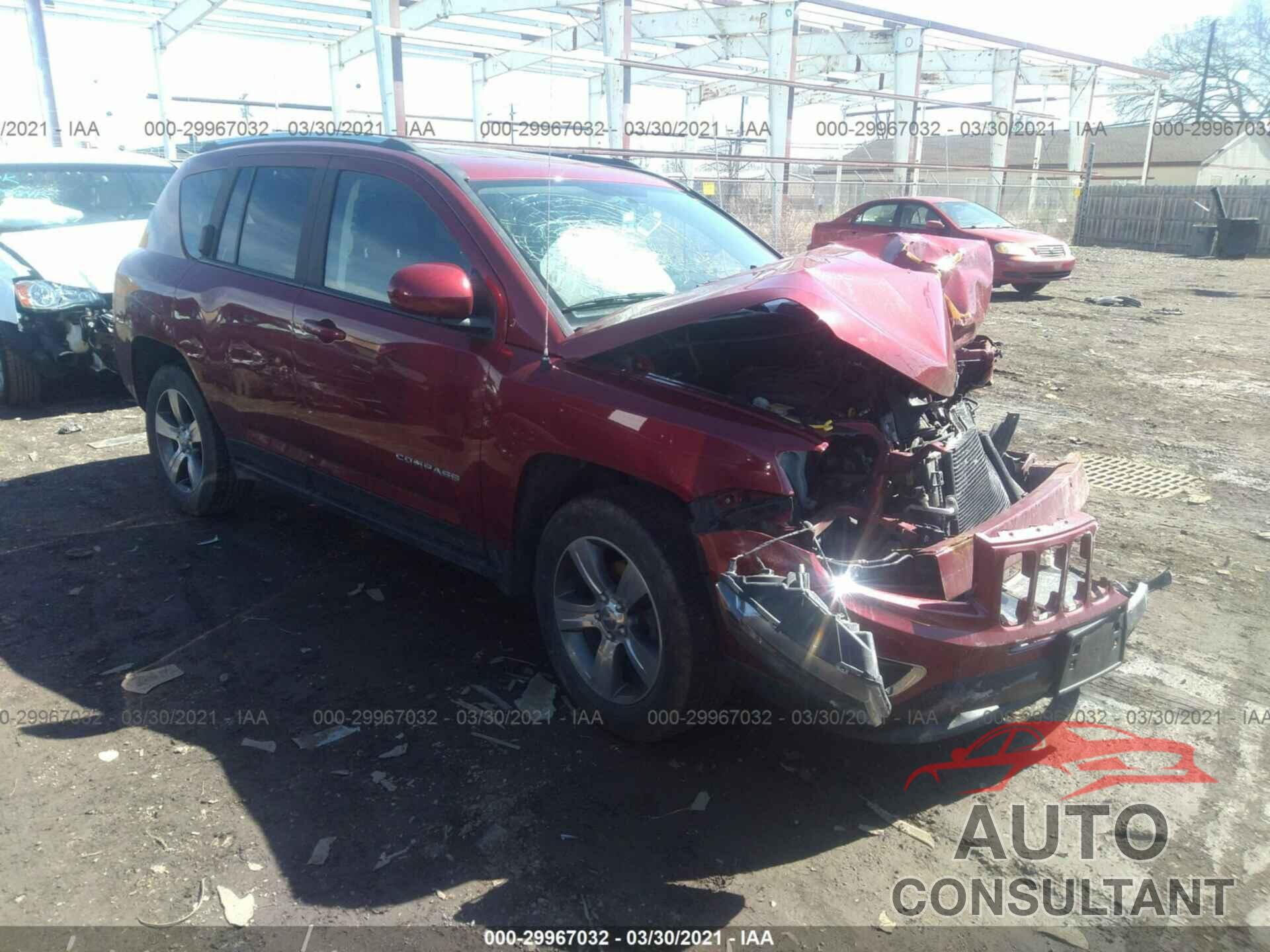 JEEP COMPASS 2017 - 1C4NJDEB7HD170106