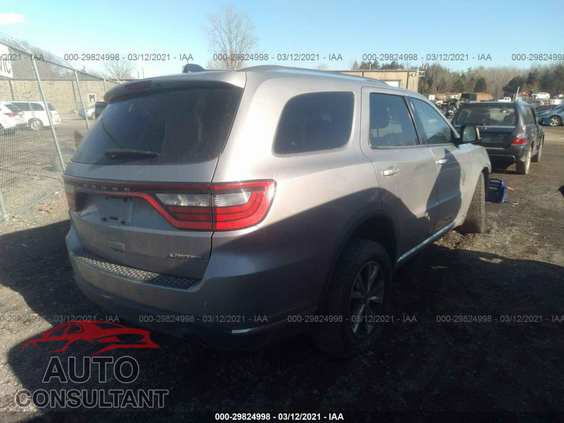 DODGE DURANGO 2016 - 1C4RDJDG0GC315270