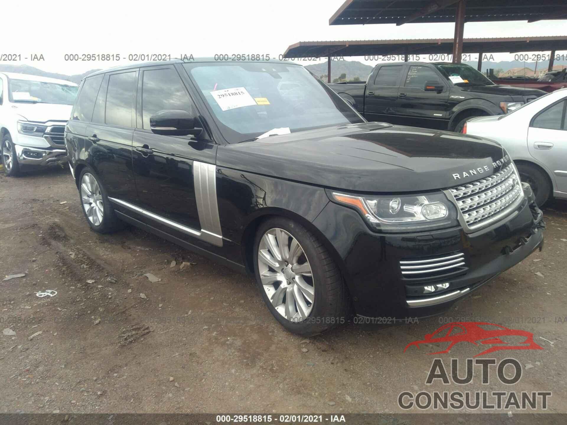 LAND ROVER RANGE ROVER 2017 - SALGS2FEXHA363055