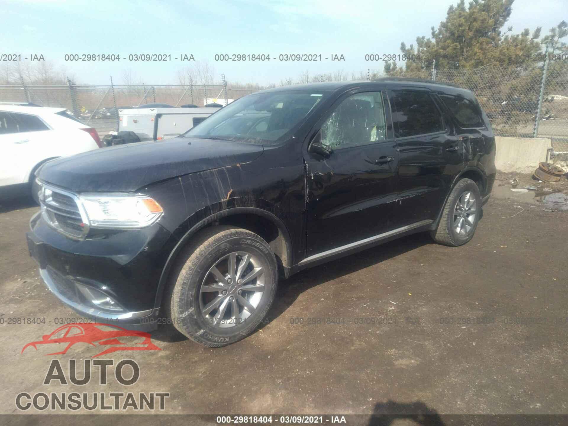 DODGE DURANGO 2017 - 1C4RDJAG4HC917997
