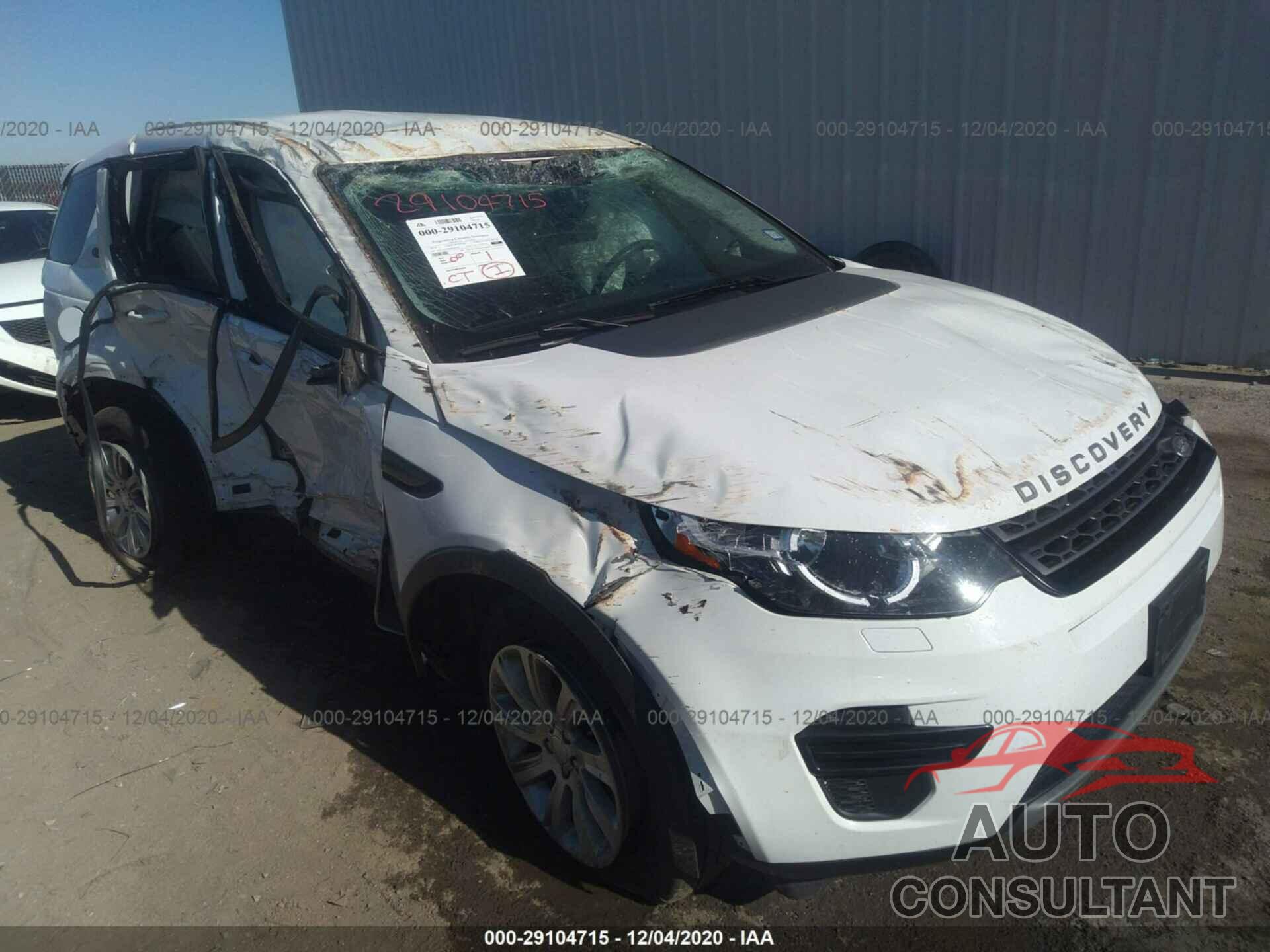 LAND ROVER DISCOVERY SPORT 2016 - SALCP2BG8GH546340