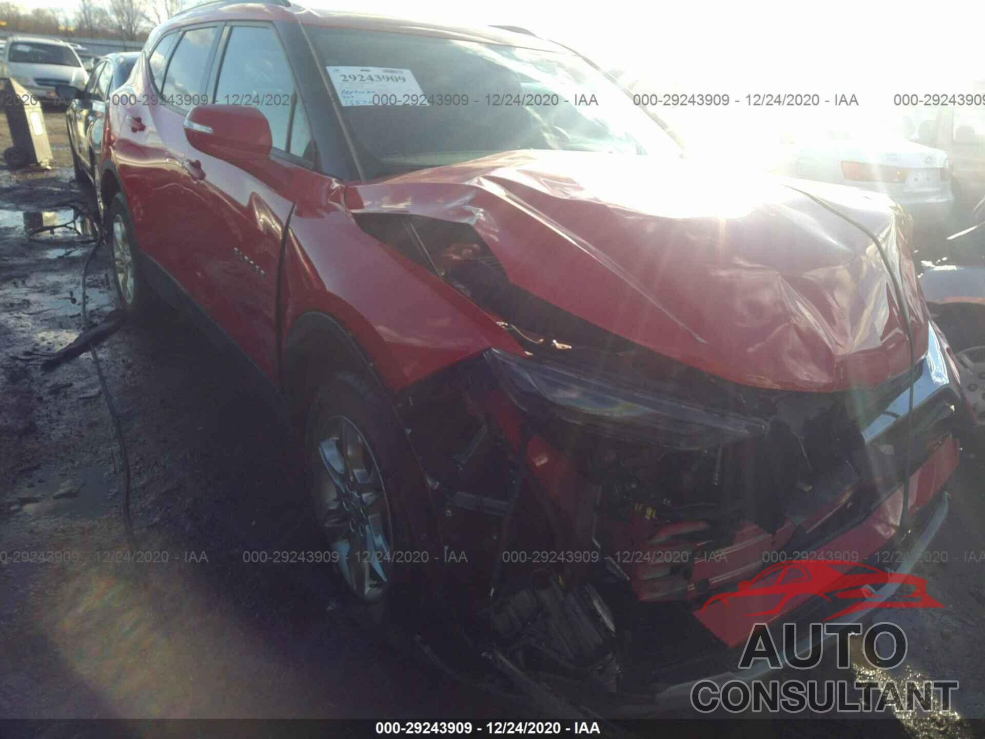 CHEVROLET BLAZER 2020 - 3GNKBBRA7LS586582