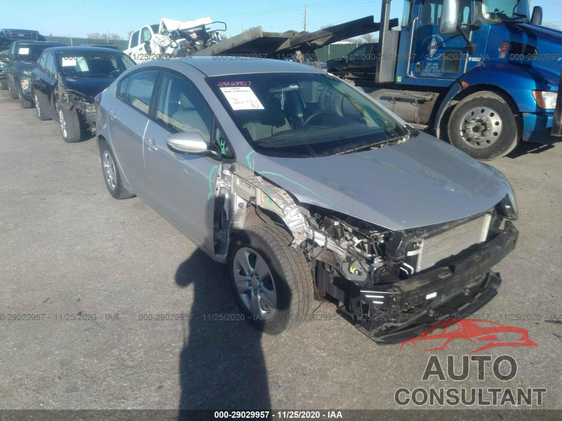 KIA FORTE 2016 - KNAFK4A64G5538631