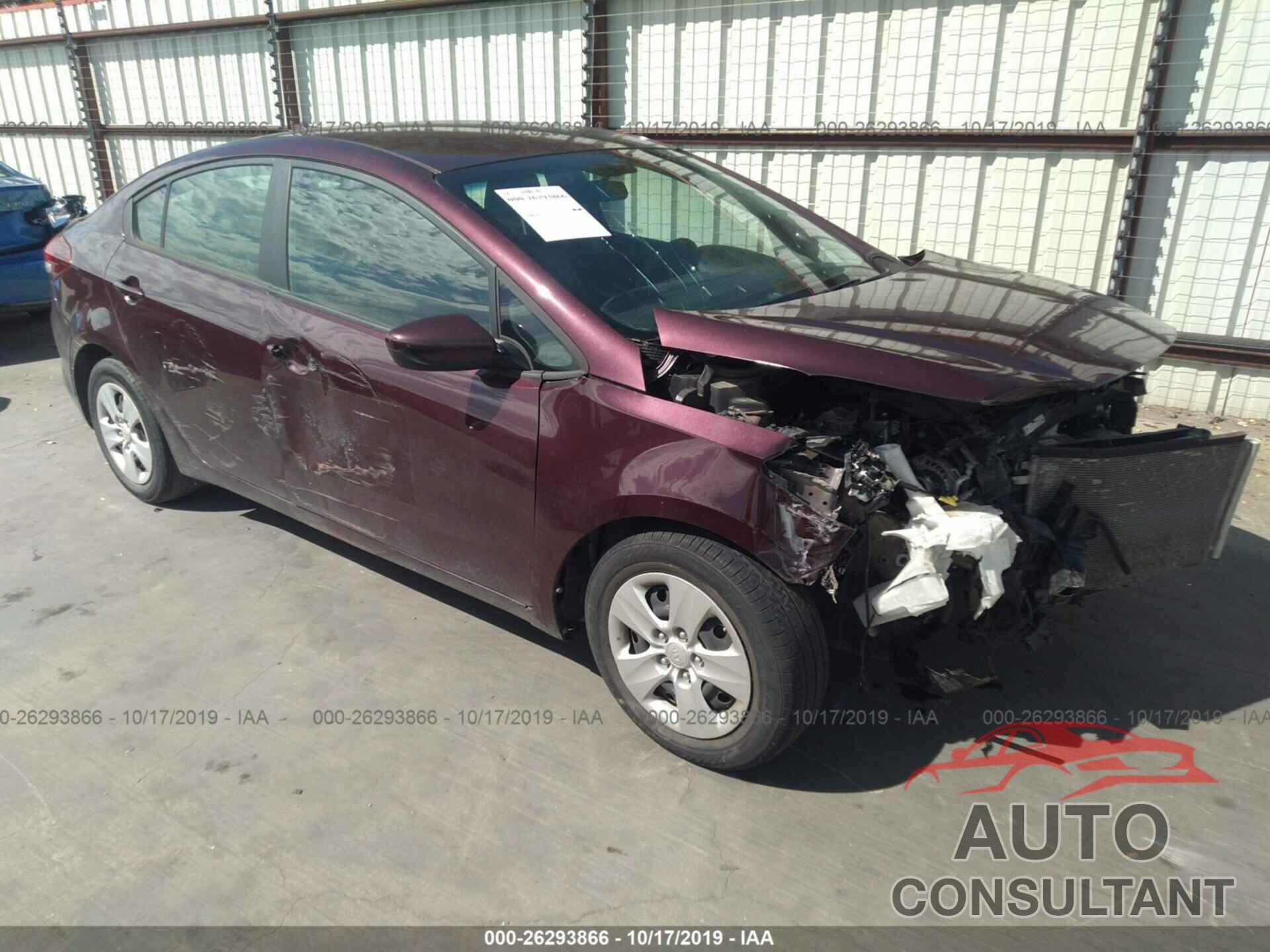 KIA FORTE 2017 - 3KPFK4A7XHE058210