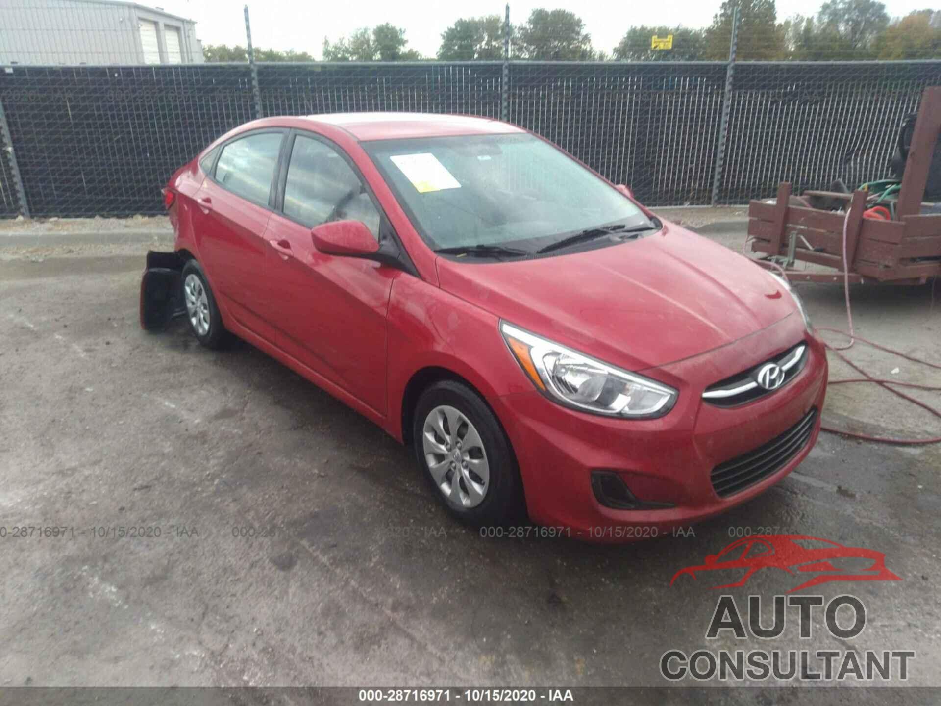 HYUNDAI ACCENT 2017 - KMHCT4AE6HU245729