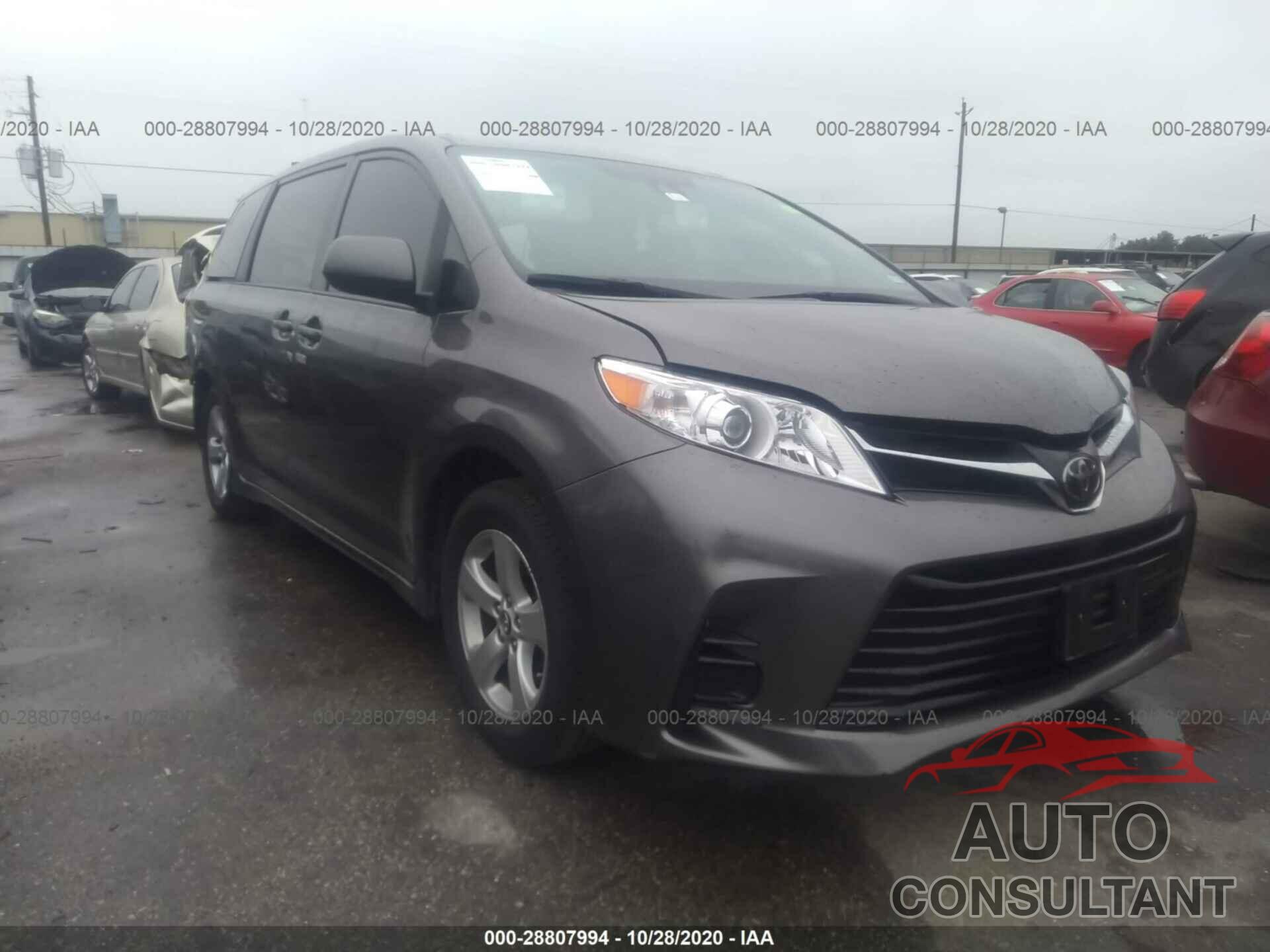 TOYOTA SIENNA 2020 - 5TDKZ3DC5LS030679