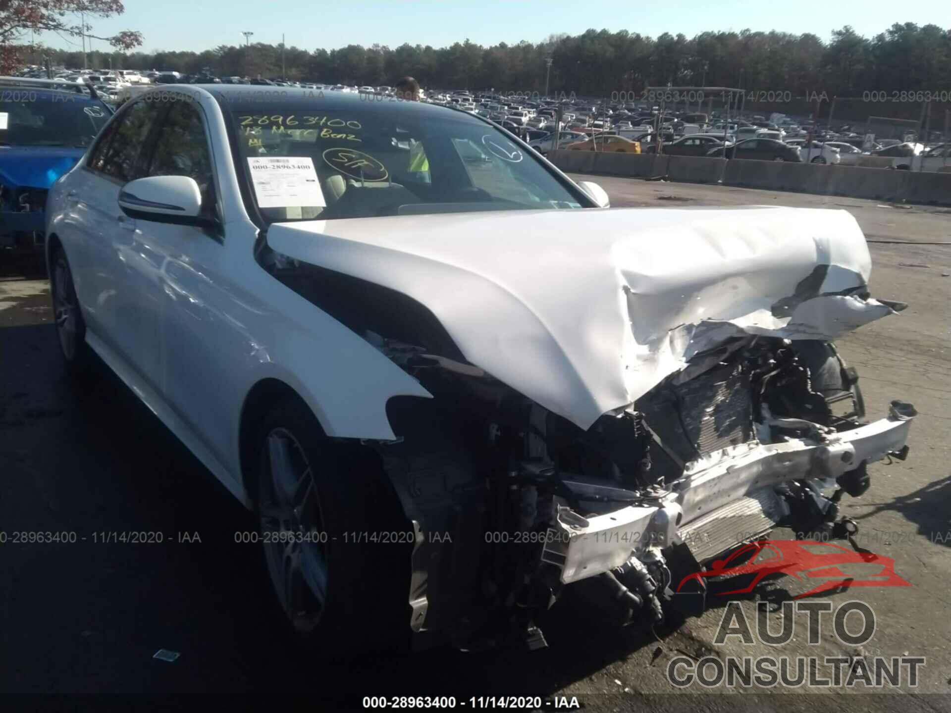 MERCEDES-BENZ E-CLASS 2018 - WDDZF4KBXJA415596