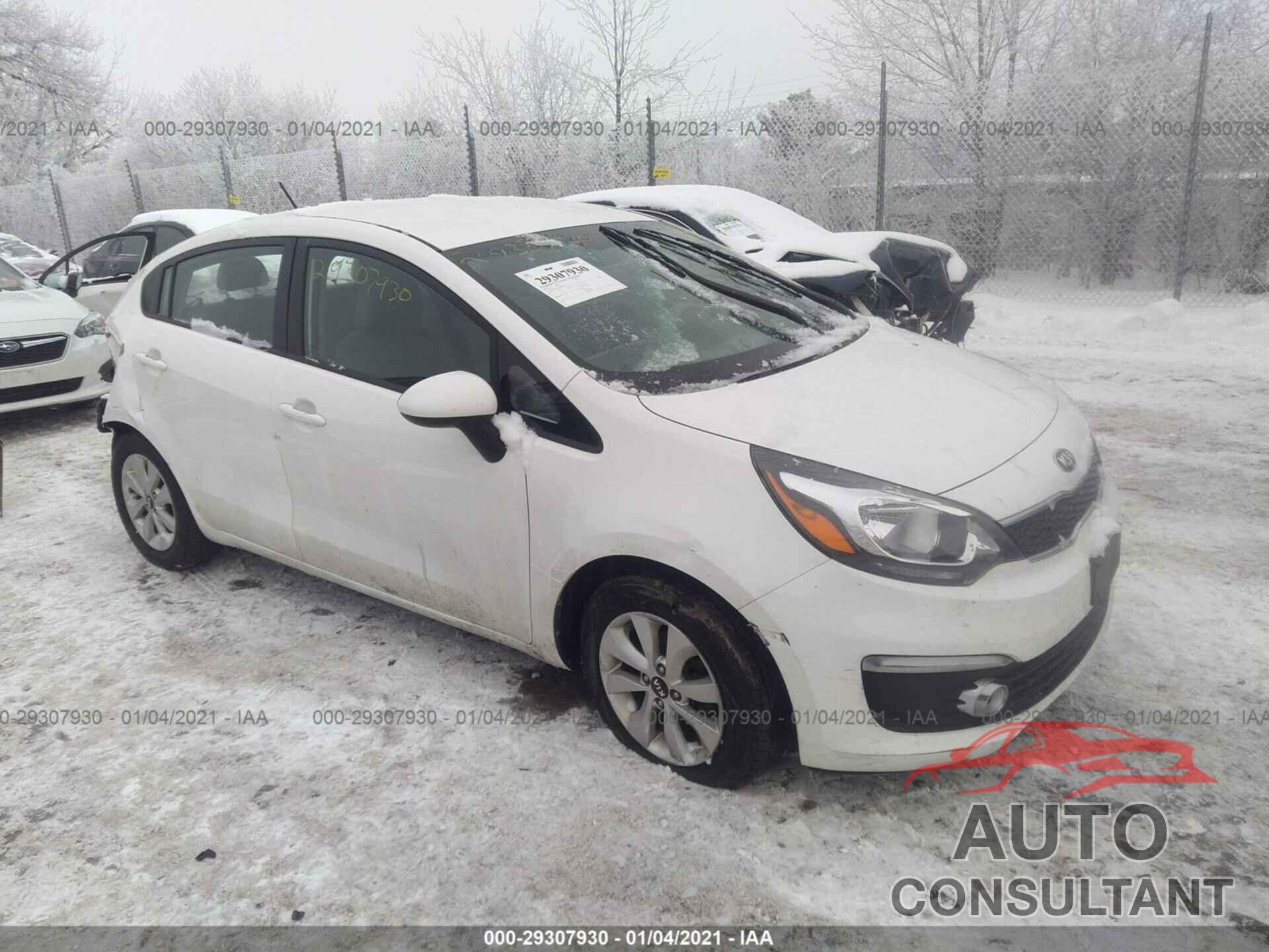 KIA RIO 2016 - KNADN4A30G6645030