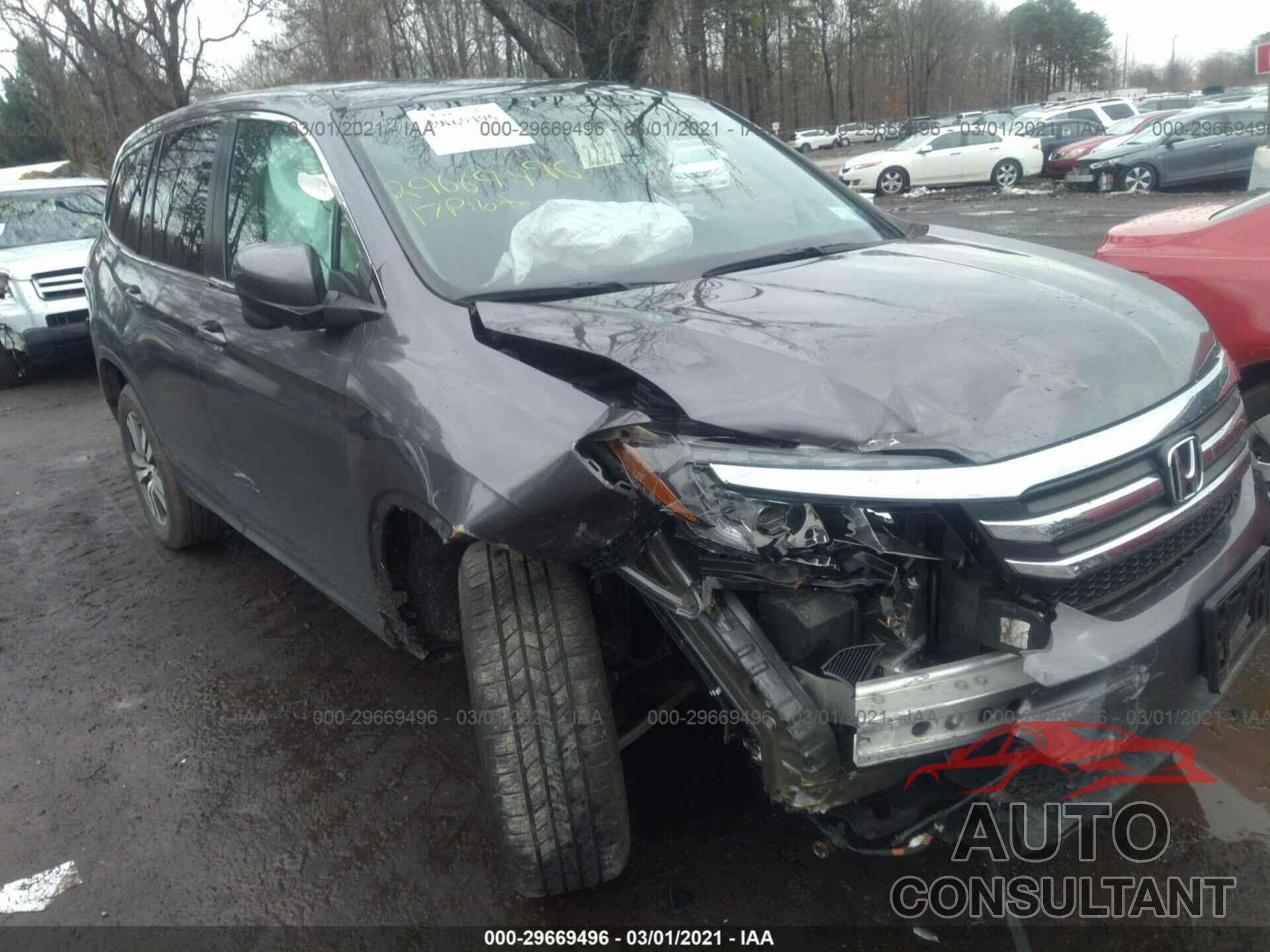 HONDA PILOT 2017 - 5FNYF6H70HB027184