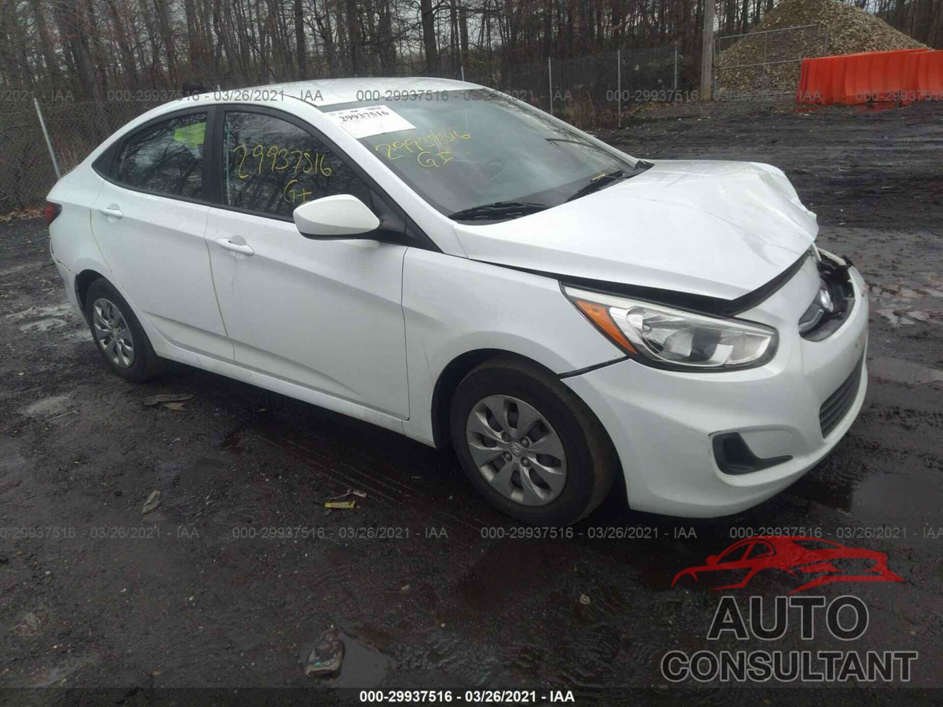HYUNDAI ACCENT 2017 - KMHCT4AE6HU324219