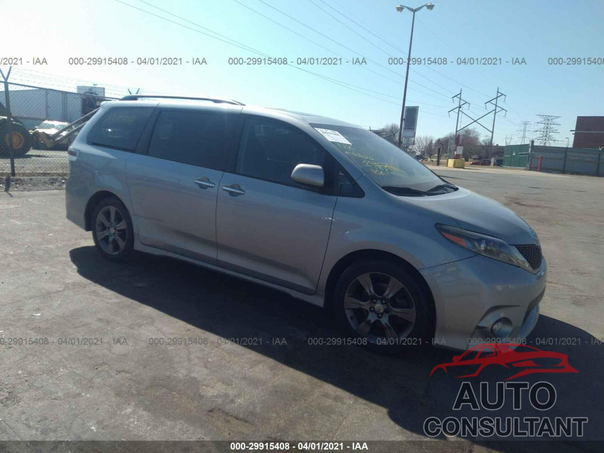 TOYOTA SIENNA 2016 - 5TDXK3DC6GS735572